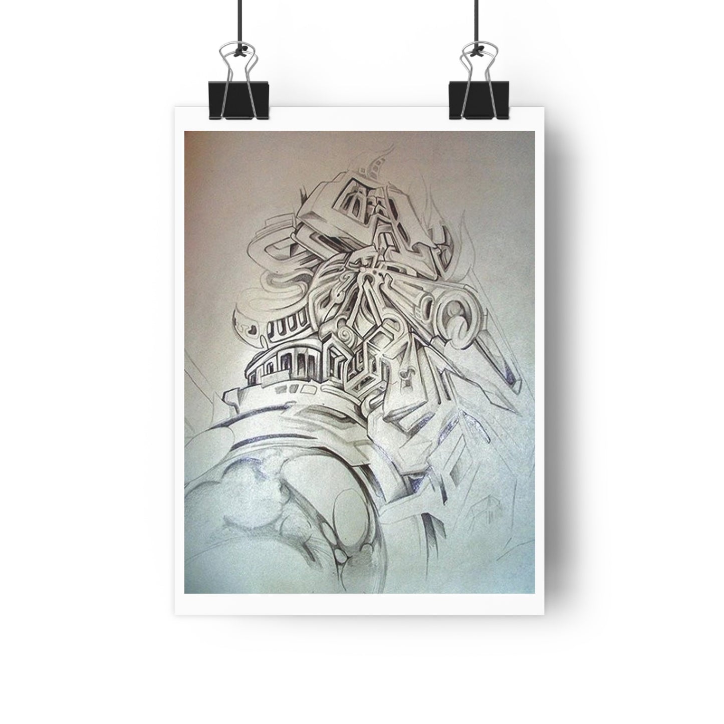 "Stacked”- Giclée Art Print by artist David Hilborn
