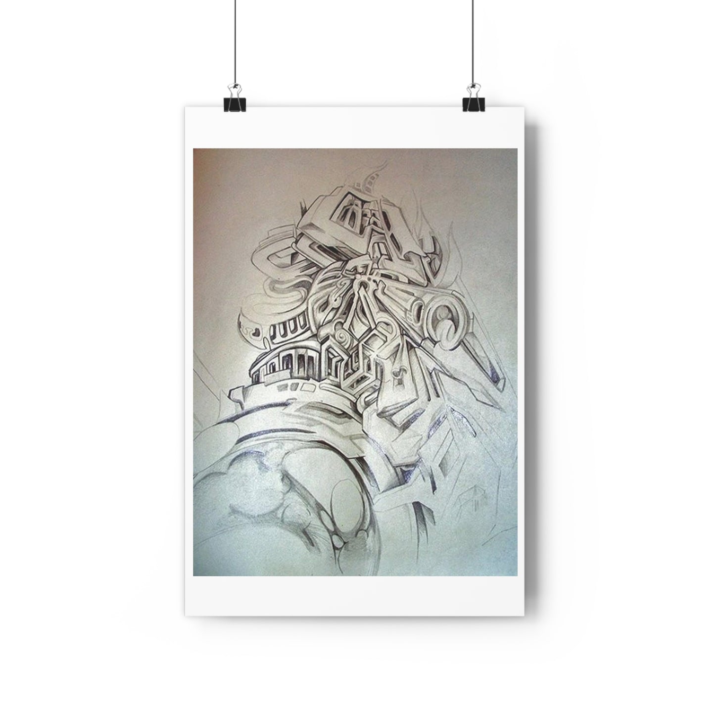 "Stacked”- Giclée Art Print by artist David Hilborn