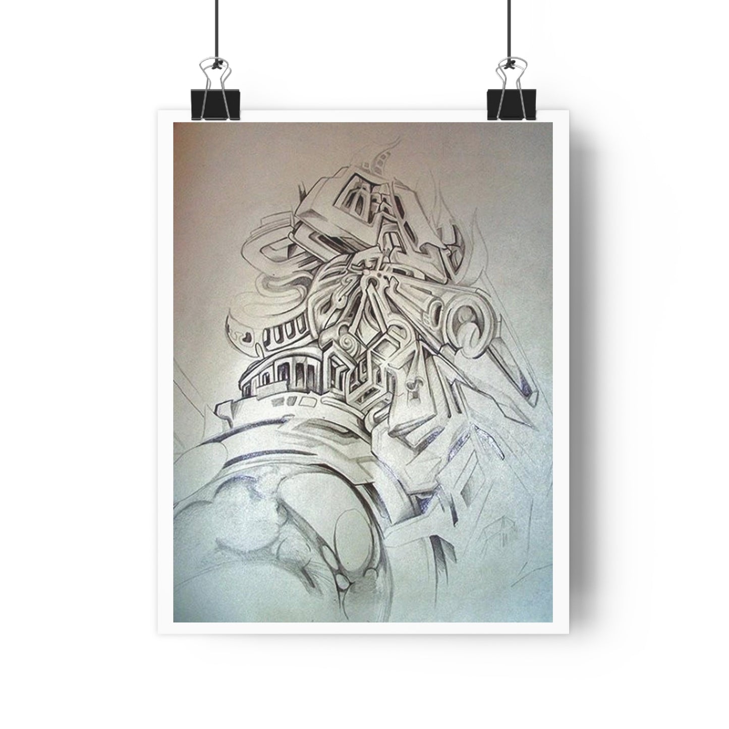 "Stacked”- Giclée Art Print by artist David Hilborn