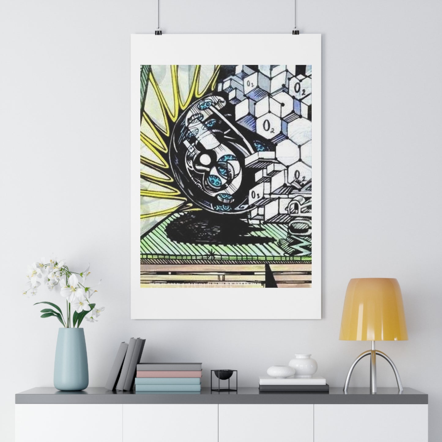 “Corner Pocket”- Giclée Art Print by artist David Hilborn