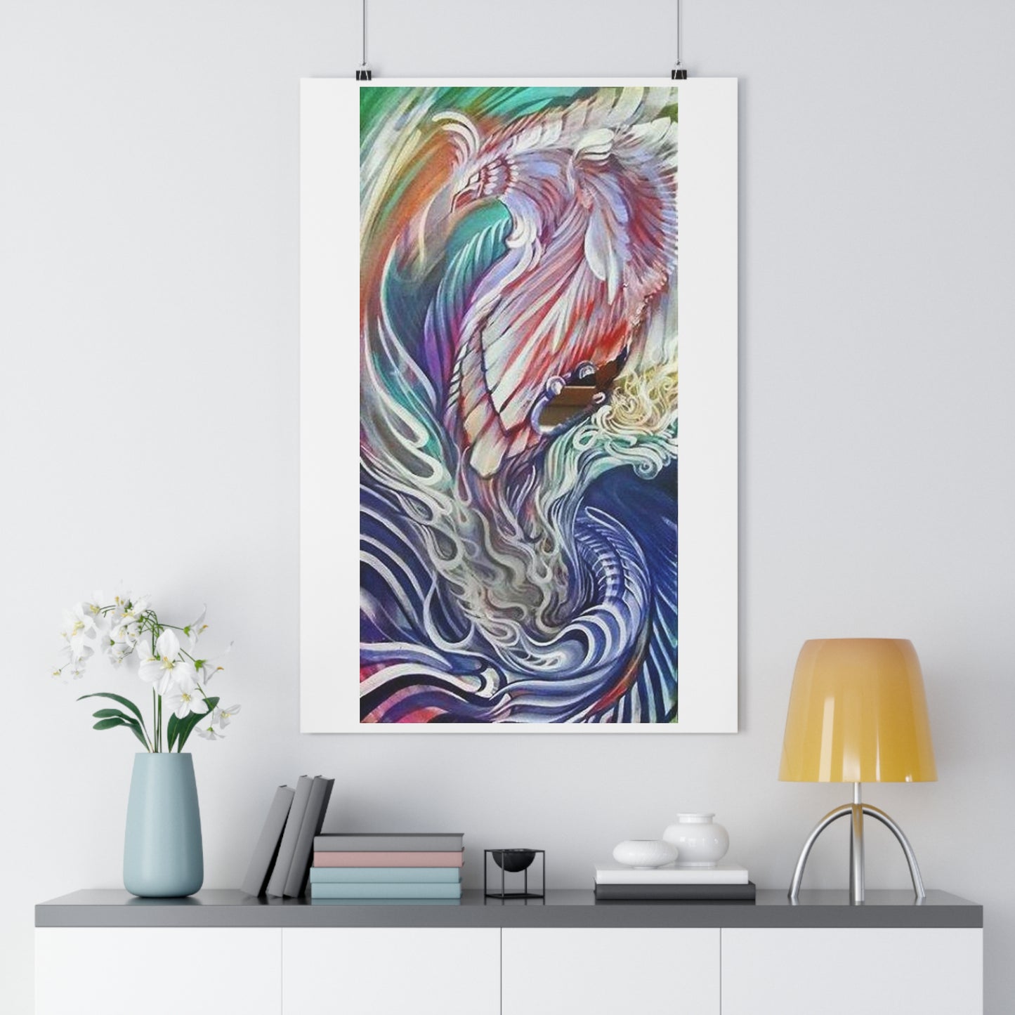 "Rising Phoenix”- Giclée Art Print by artist David Hilborn