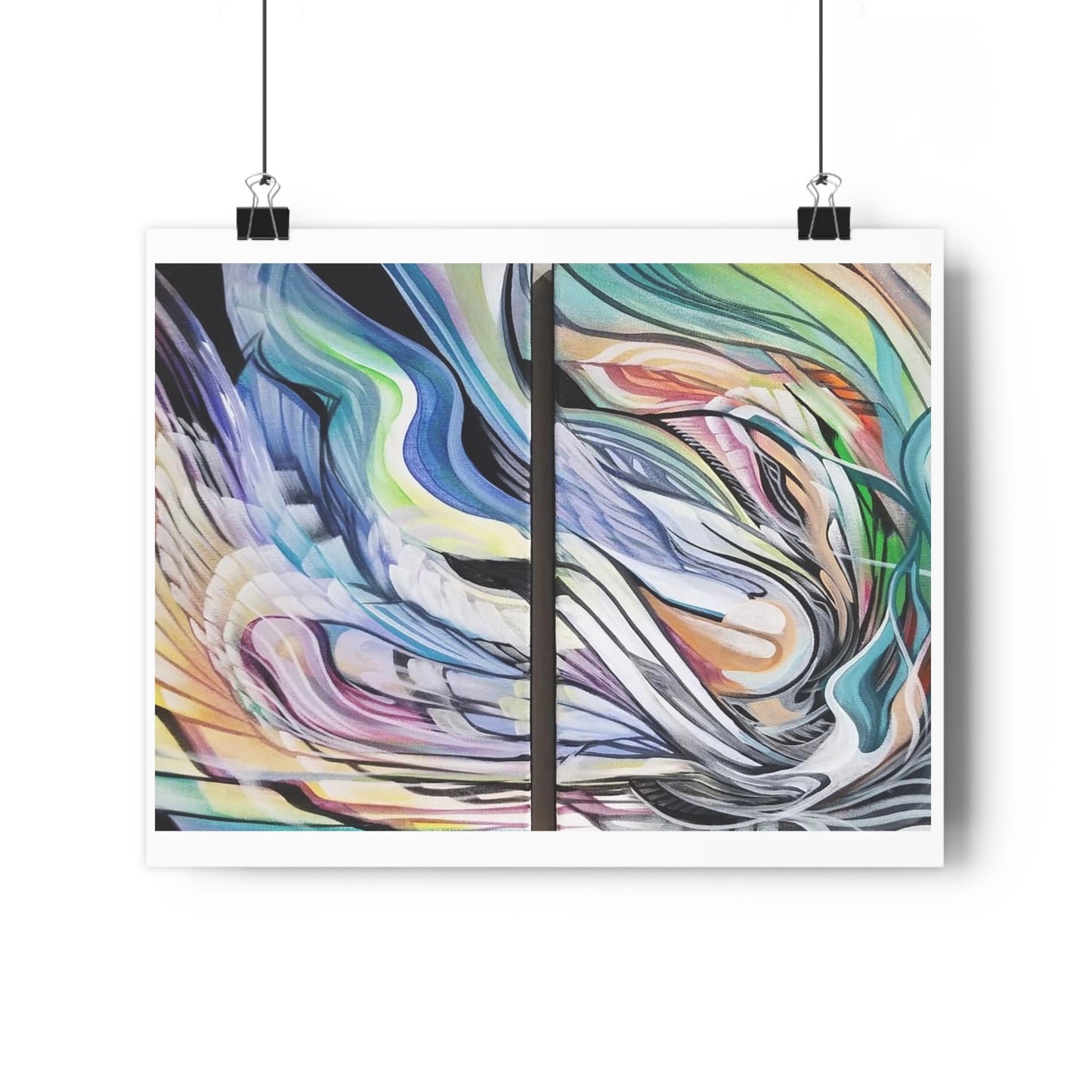 "Flow”- Giclée Art Print by artist David Hilborn