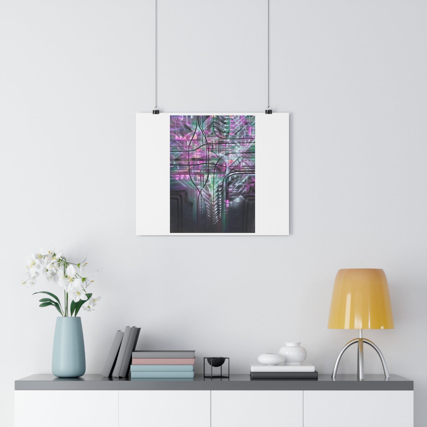 “Compute”- Giclée Art Print by artist David Hilborn