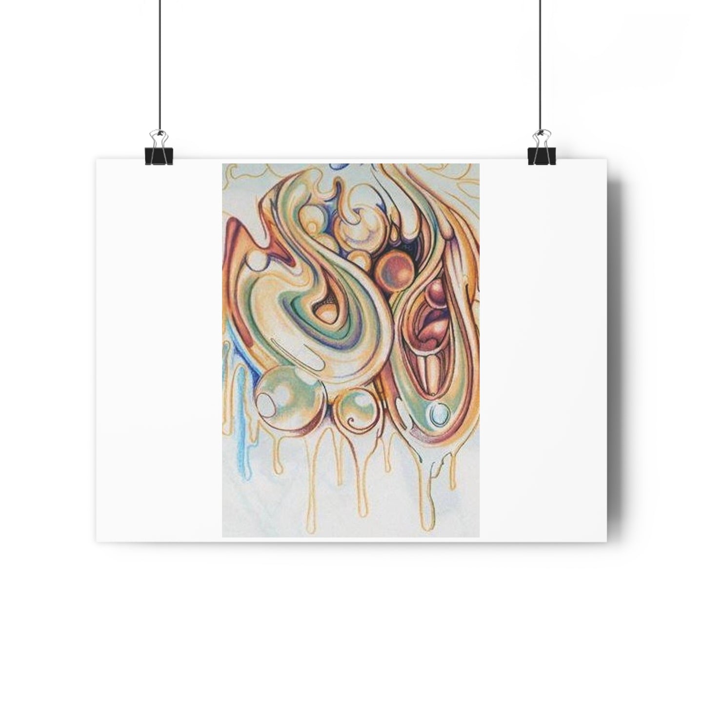 "Iridescent Bubbles”- Giclée Art Print by artist David Hilborn