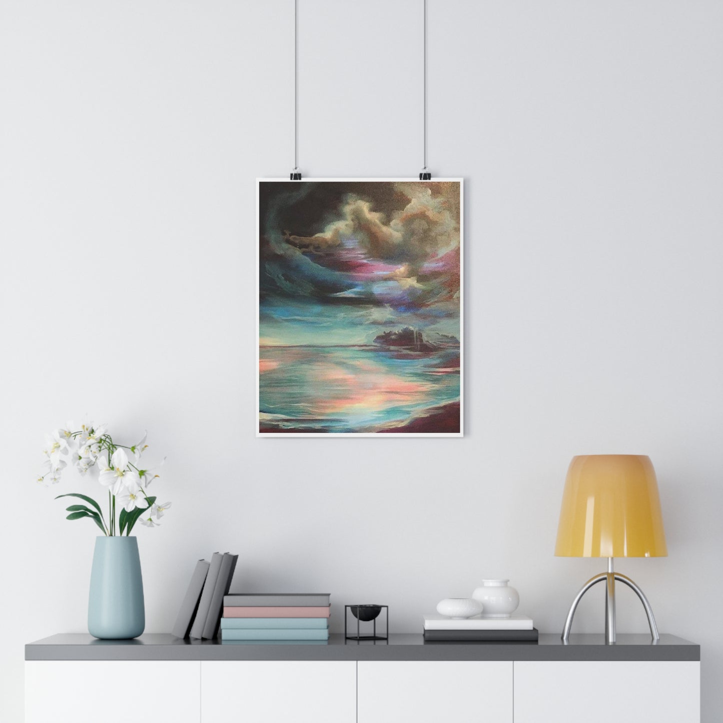 "Stormy”- Giclée Art Print by artist David Hilborn