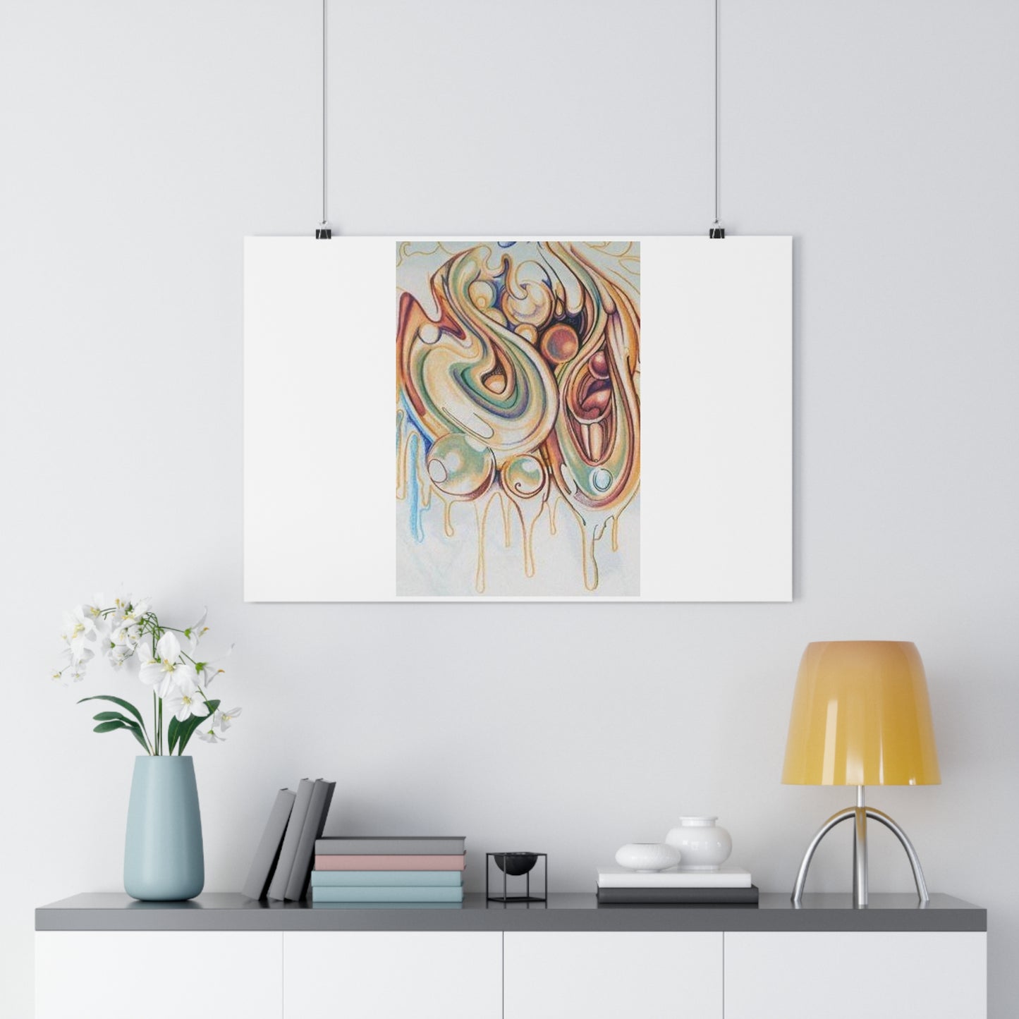 "Iridescent Bubbles”- Giclée Art Print by artist David Hilborn