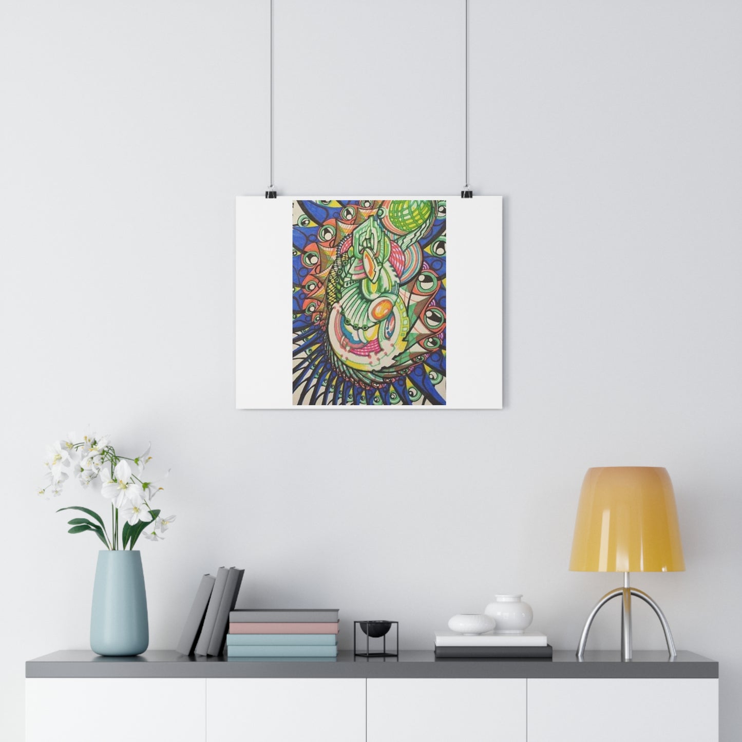 "Psych Eval 1”- Giclée Art Print by artist David Hilborn