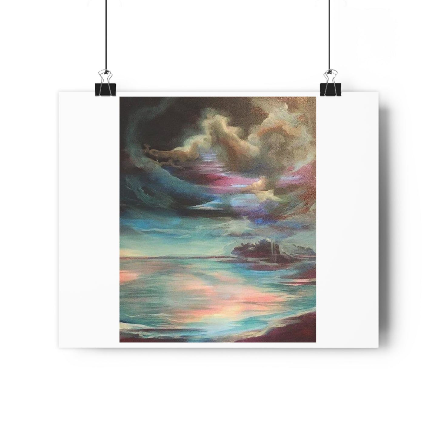 "Stormy”- Giclée Art Print by artist David Hilborn