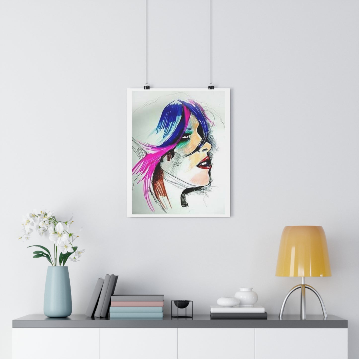 "Scribble”- Giclée Art Print by artist David Hilborn