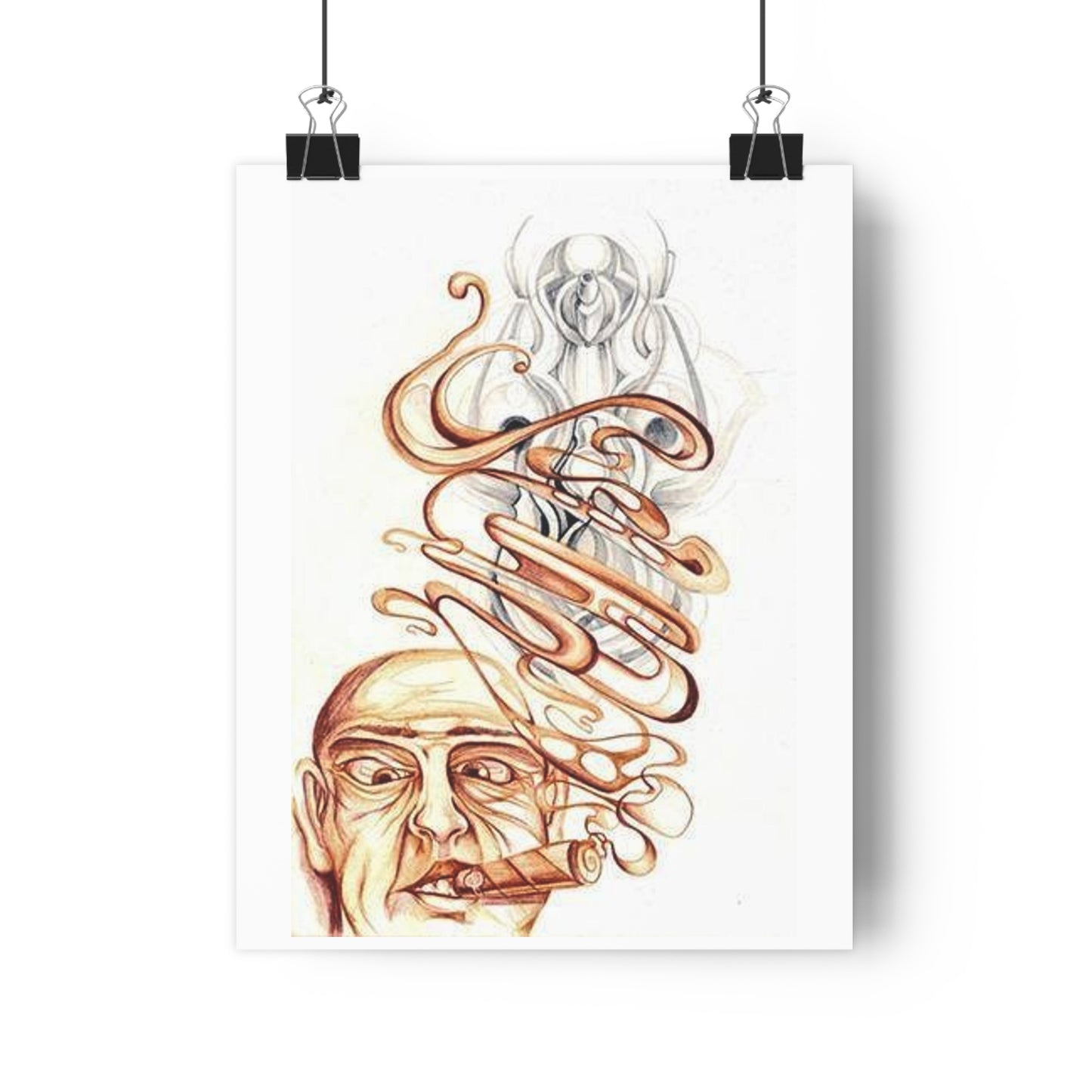 "Stogie”- Giclée Art Print by artist David Hilborn