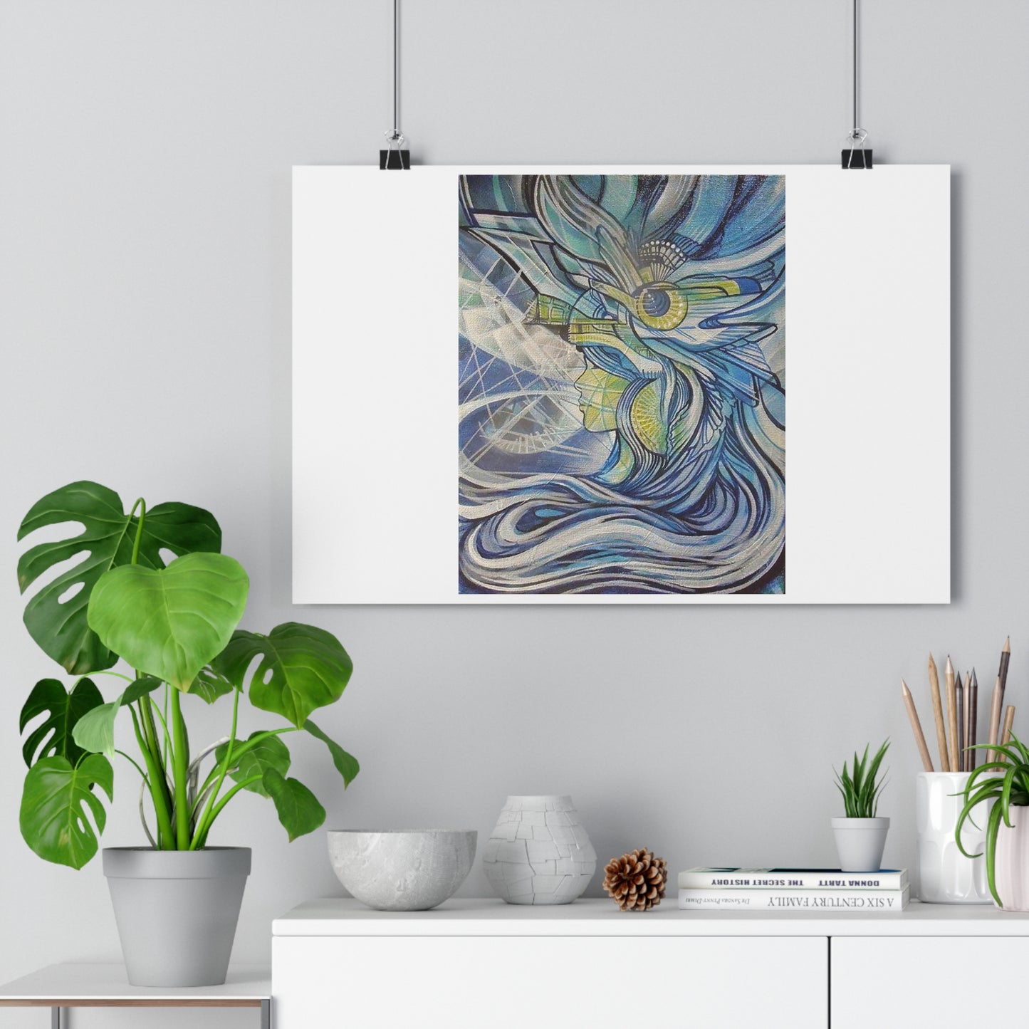 "Aquamarine”- Giclée Art Print by artist David Hilborn