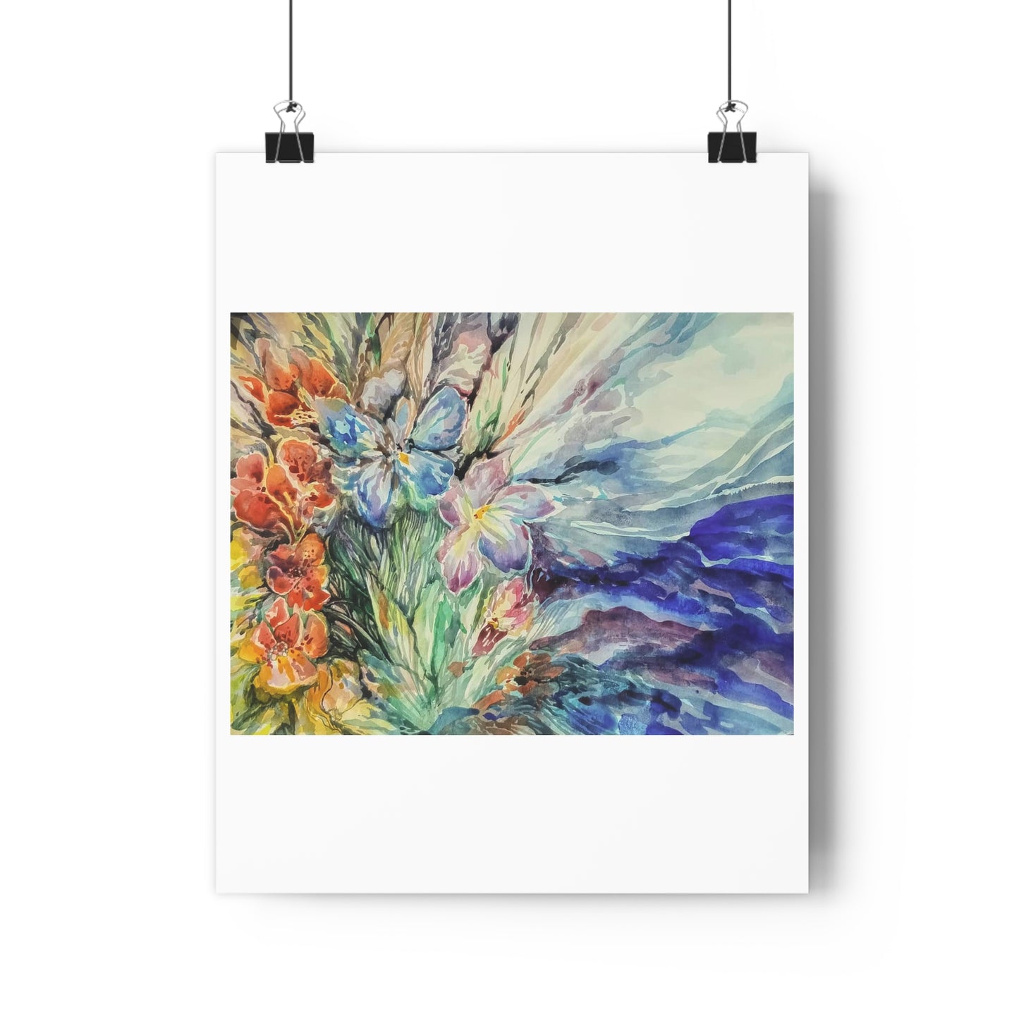 "Faceted Growth”- Giclée Art Print by artist David Hilborn