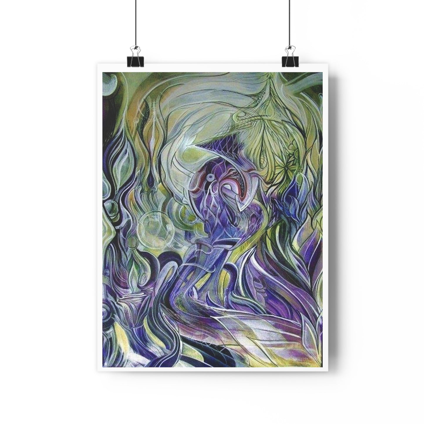 "Purp”- Giclée Art Print by artist David Hilborn