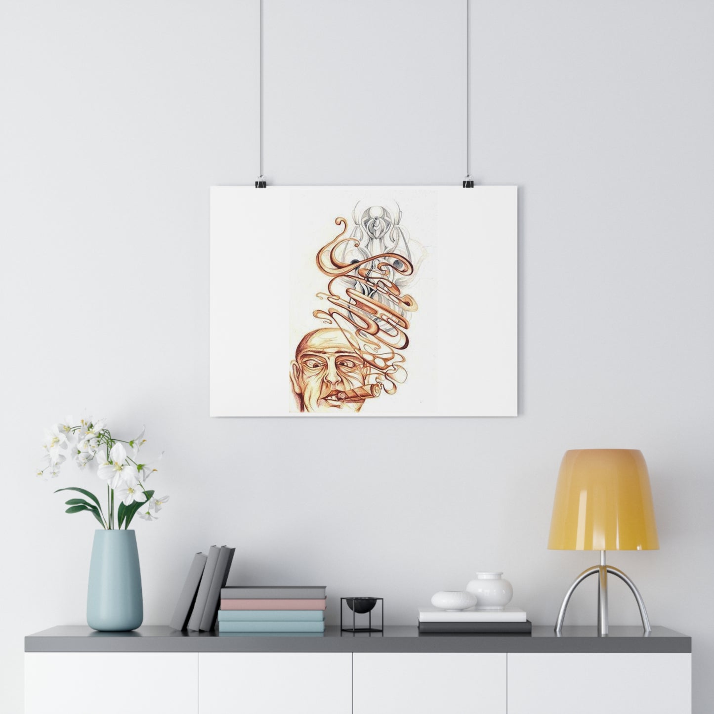 "Stogie”- Giclée Art Print by artist David Hilborn