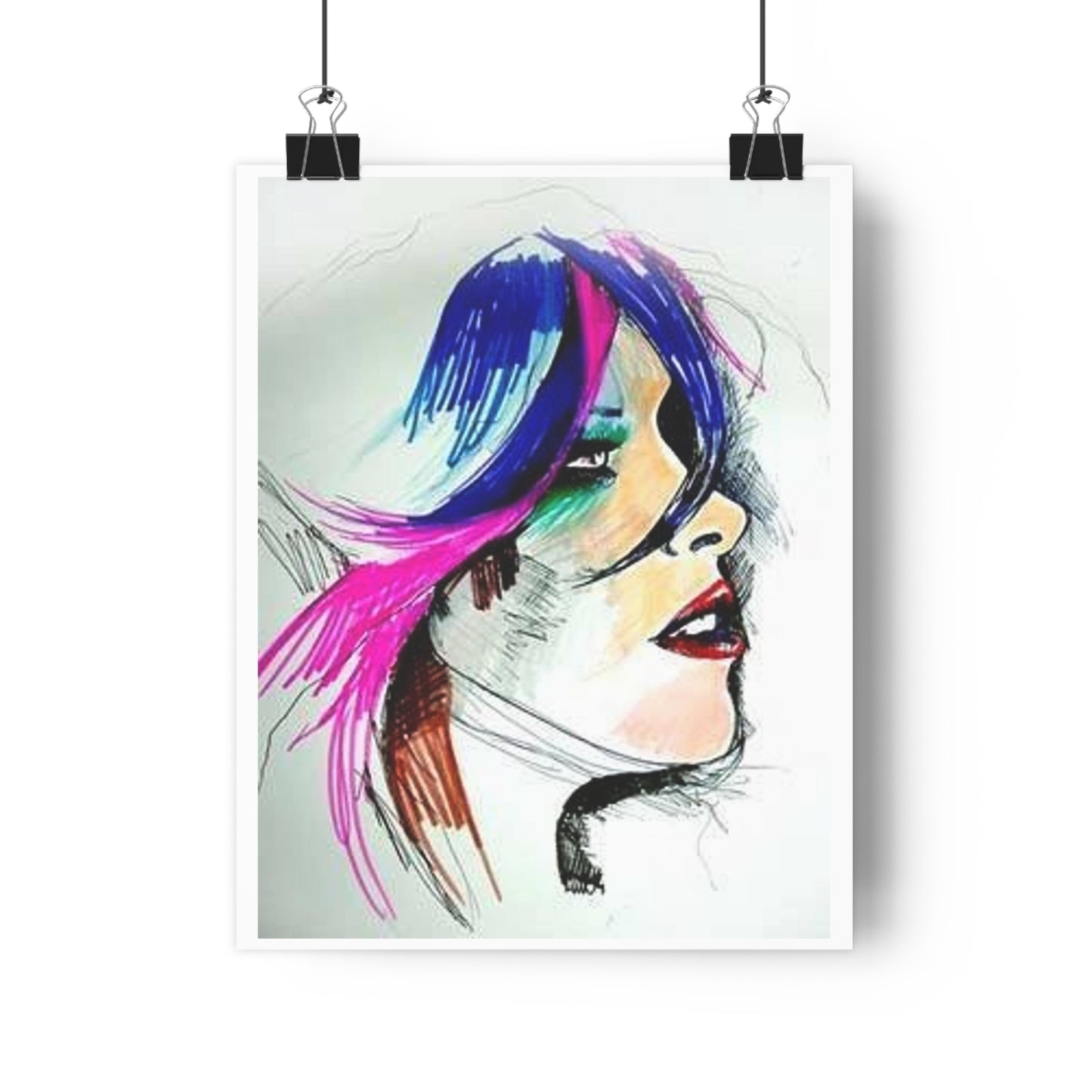 "Scribble”- Giclée Art Print by artist David Hilborn