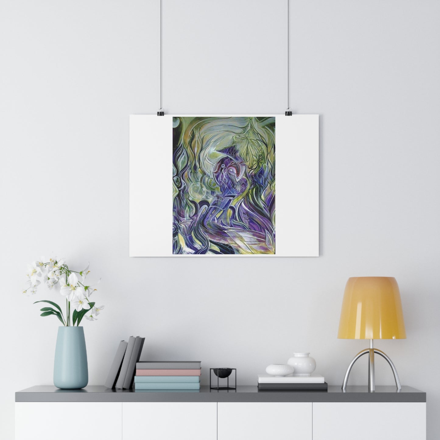 "Purp”- Giclée Art Print by artist David Hilborn