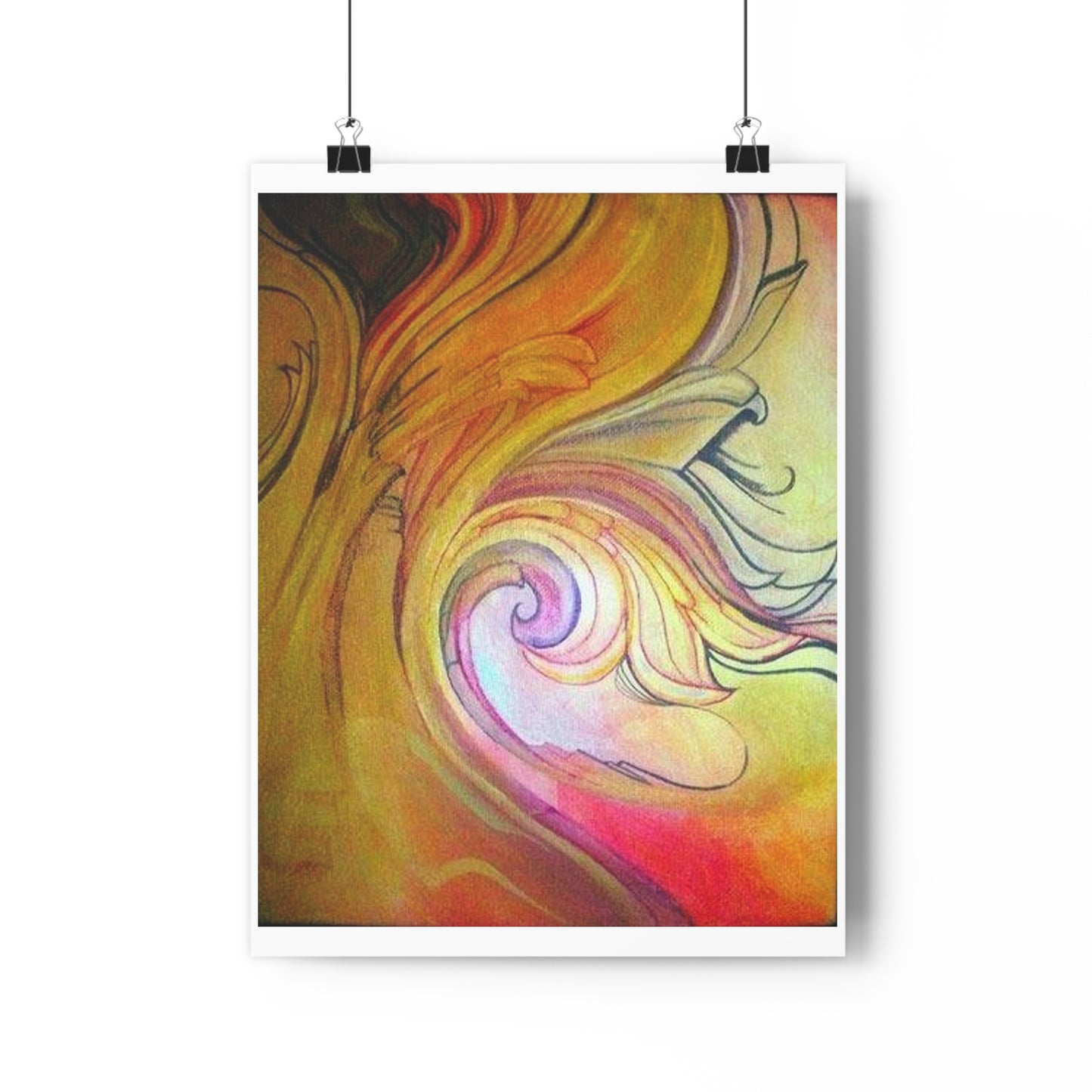 "Sol Flow”- Giclée Art Print by artist David Hilborn