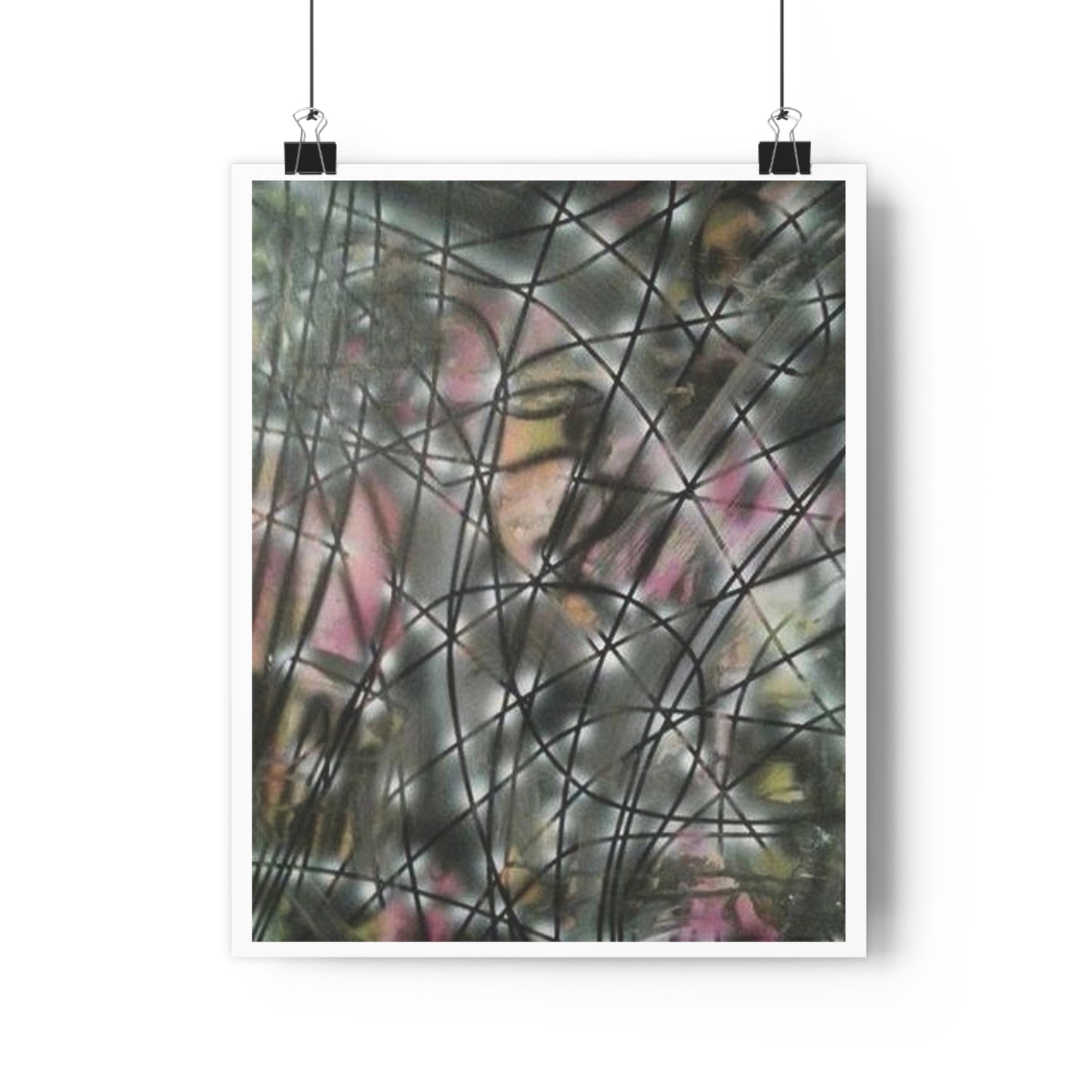 "Crossed Lines”- Giclée Art Print by artist David Hilborn