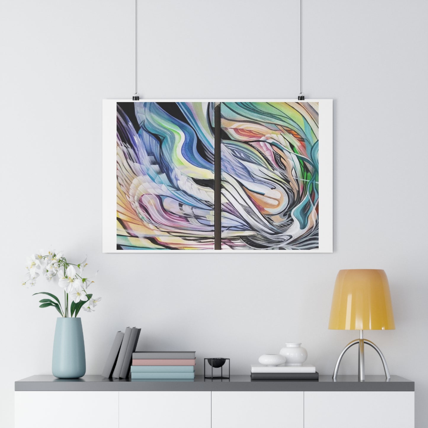 "Flow”- Giclée Art Print by artist David Hilborn