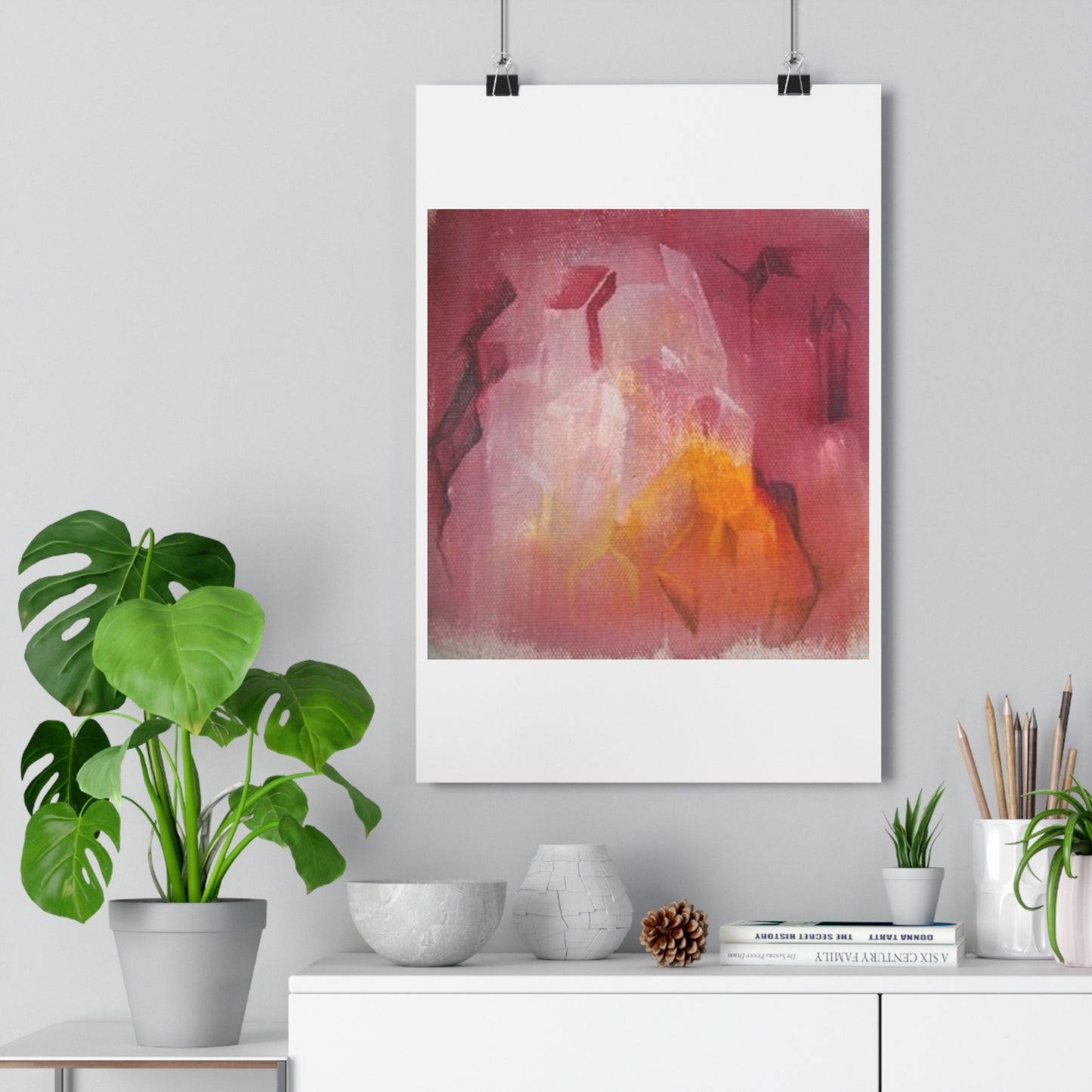 "Raspberry Citrine”- Giclée Art Print by artist David Hilborn