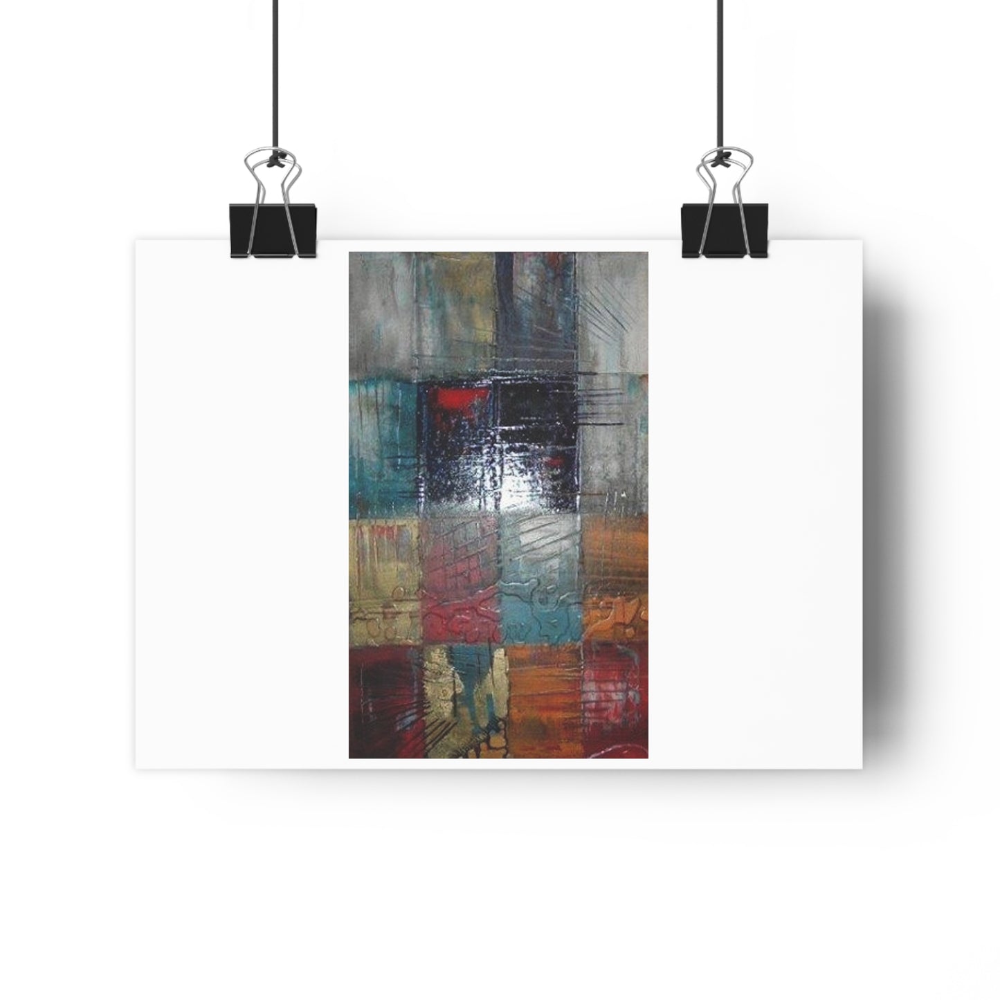 "Contemporary Grid”- Giclée Art Print by artist David Hilborn