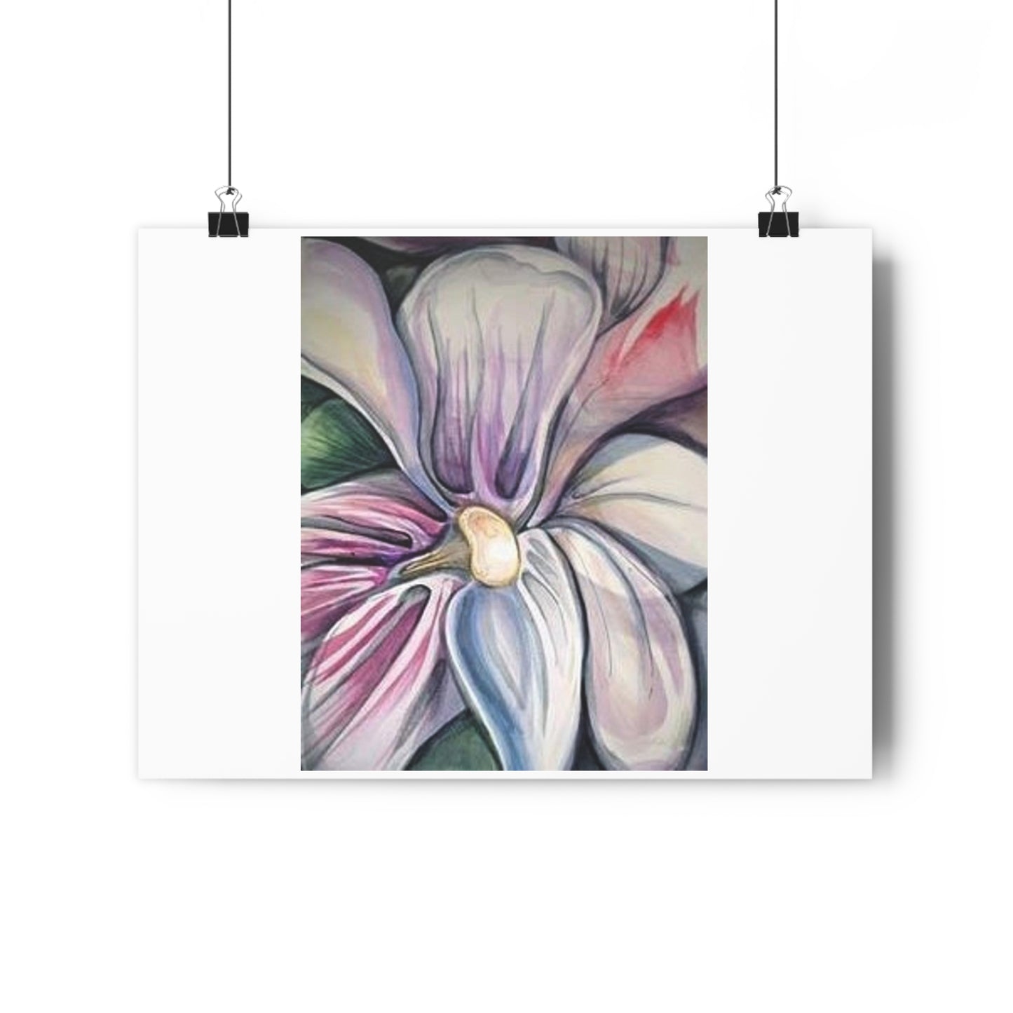 "Orchid”- Giclée Art Print by artist David Hilborn