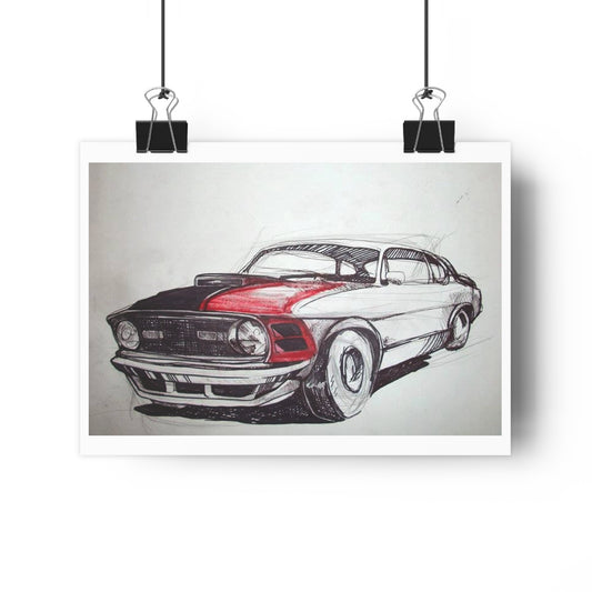 "Autobody Study”- Giclée Art Print by artist David Hilborn