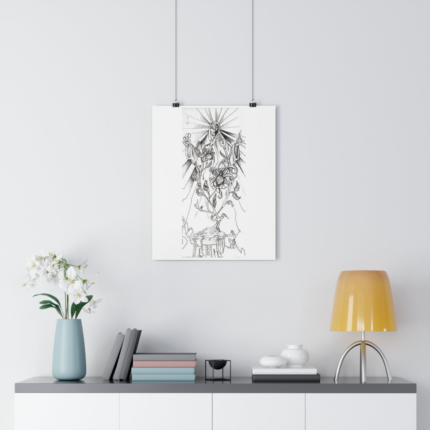 "Crystal Goddess" - Giclée Art Print by artist David Hilborn