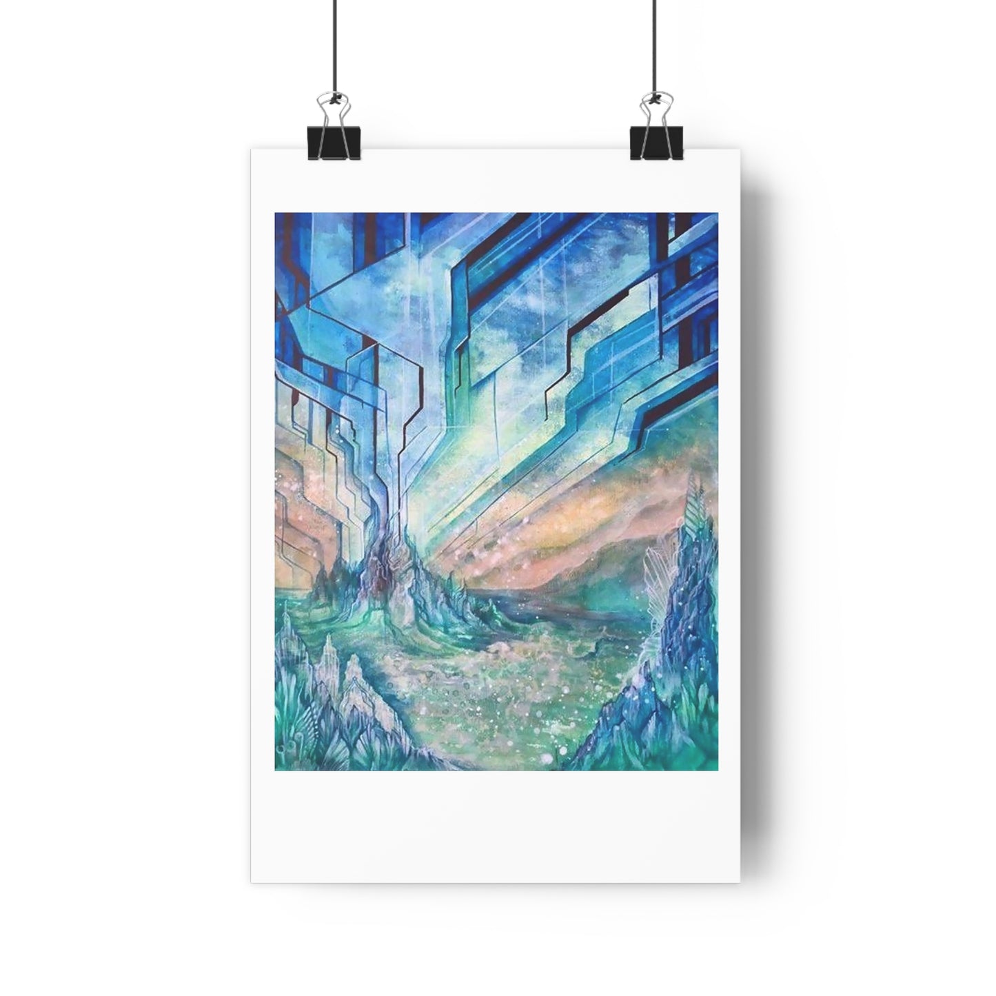 “Aqua-terrestrial”- Giclée Art Print by artist David Hilborn