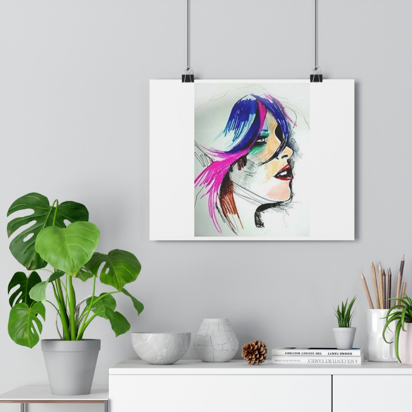 "Scribble”- Giclée Art Print by artist David Hilborn