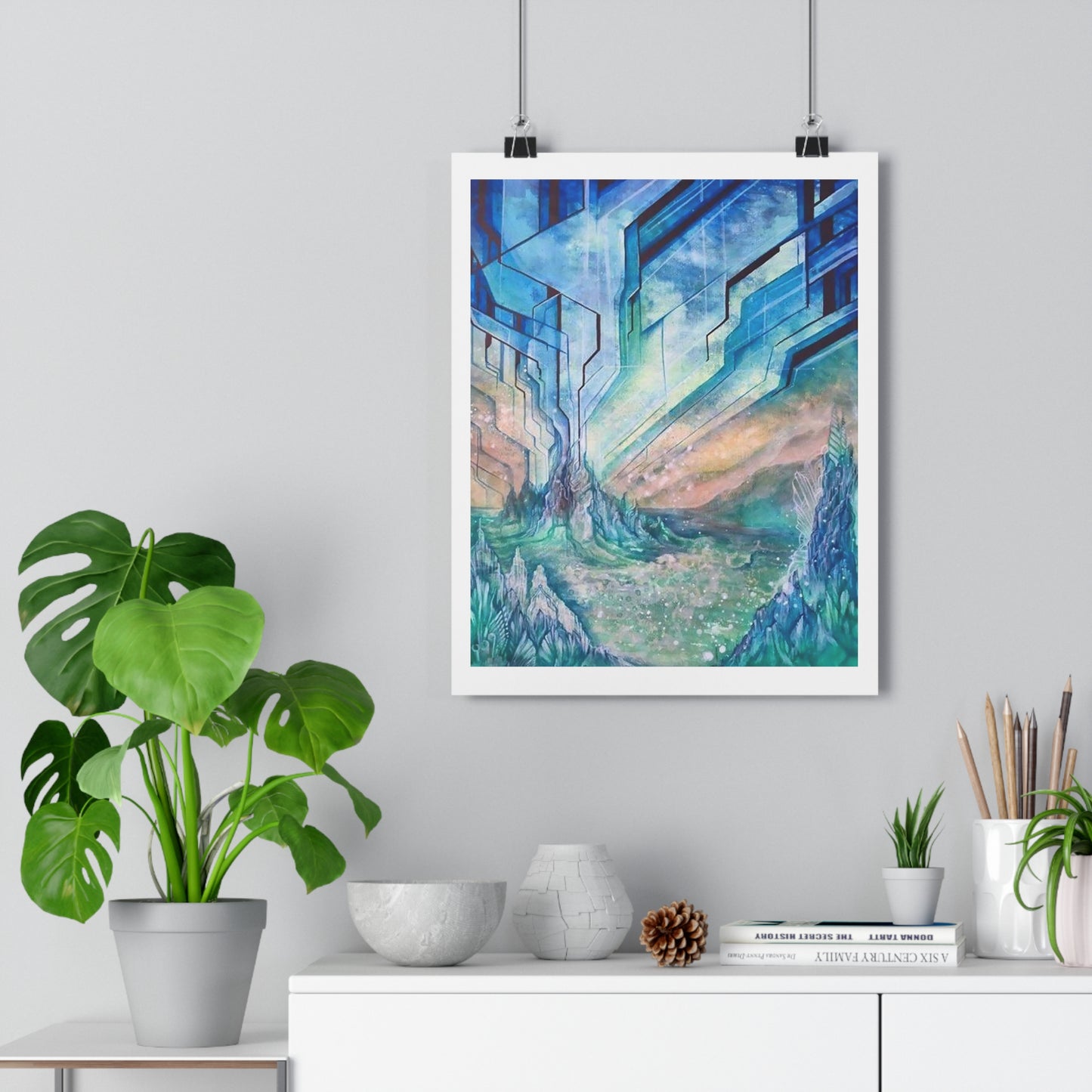 “Aqua-terrestrial”- Giclée Art Print by artist David Hilborn