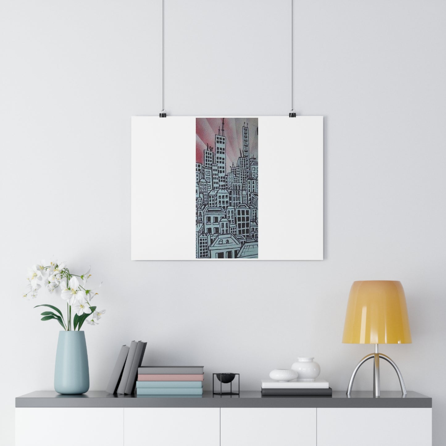 "Sky View”- Giclée Art Print by artist David Hilborn