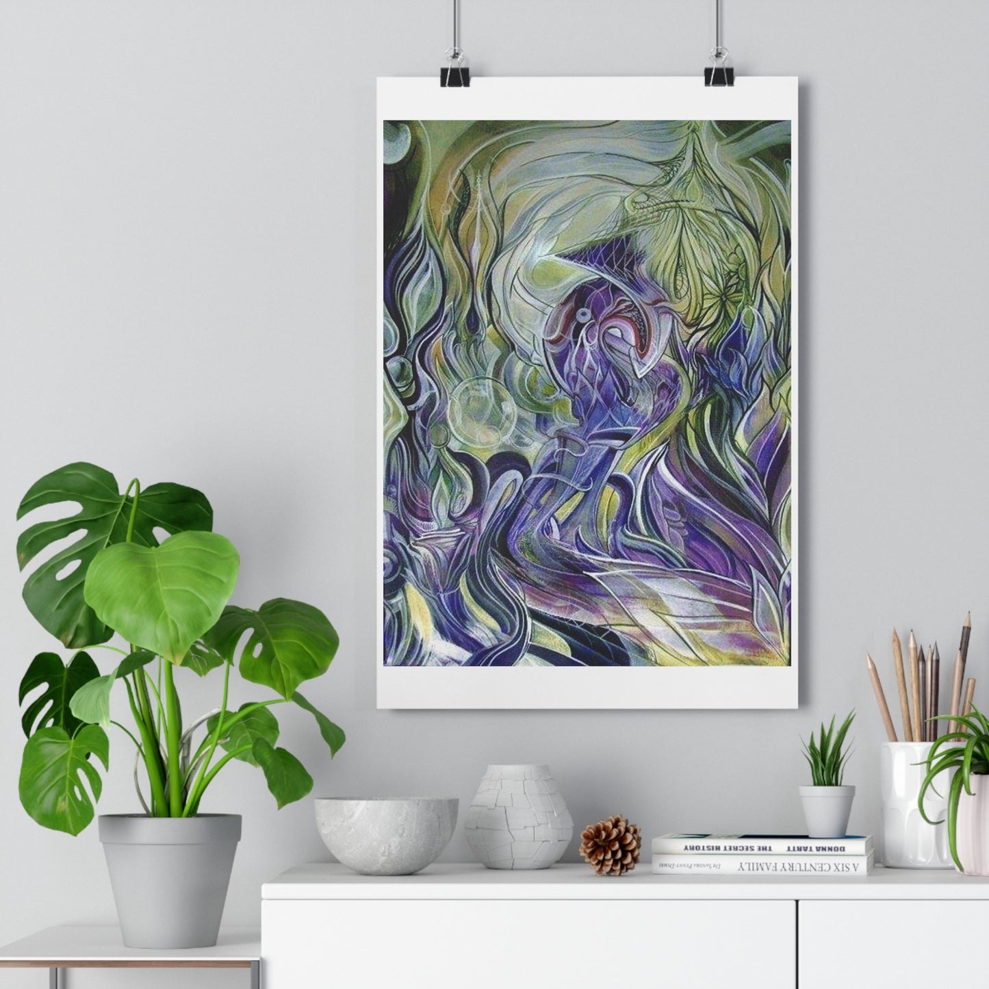 "Purp”- Giclée Art Print by artist David Hilborn