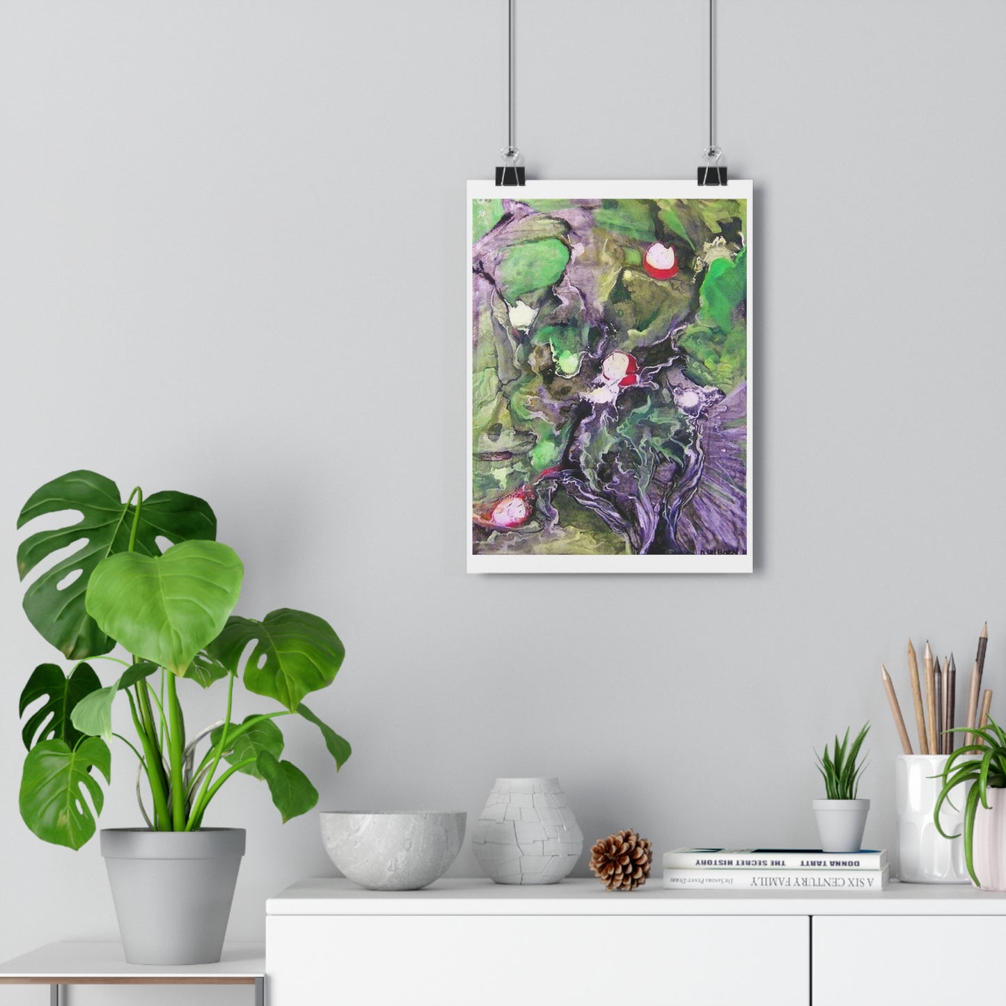 "Strawberry Surprise”- Giclée Art Print by artist David Hilborn