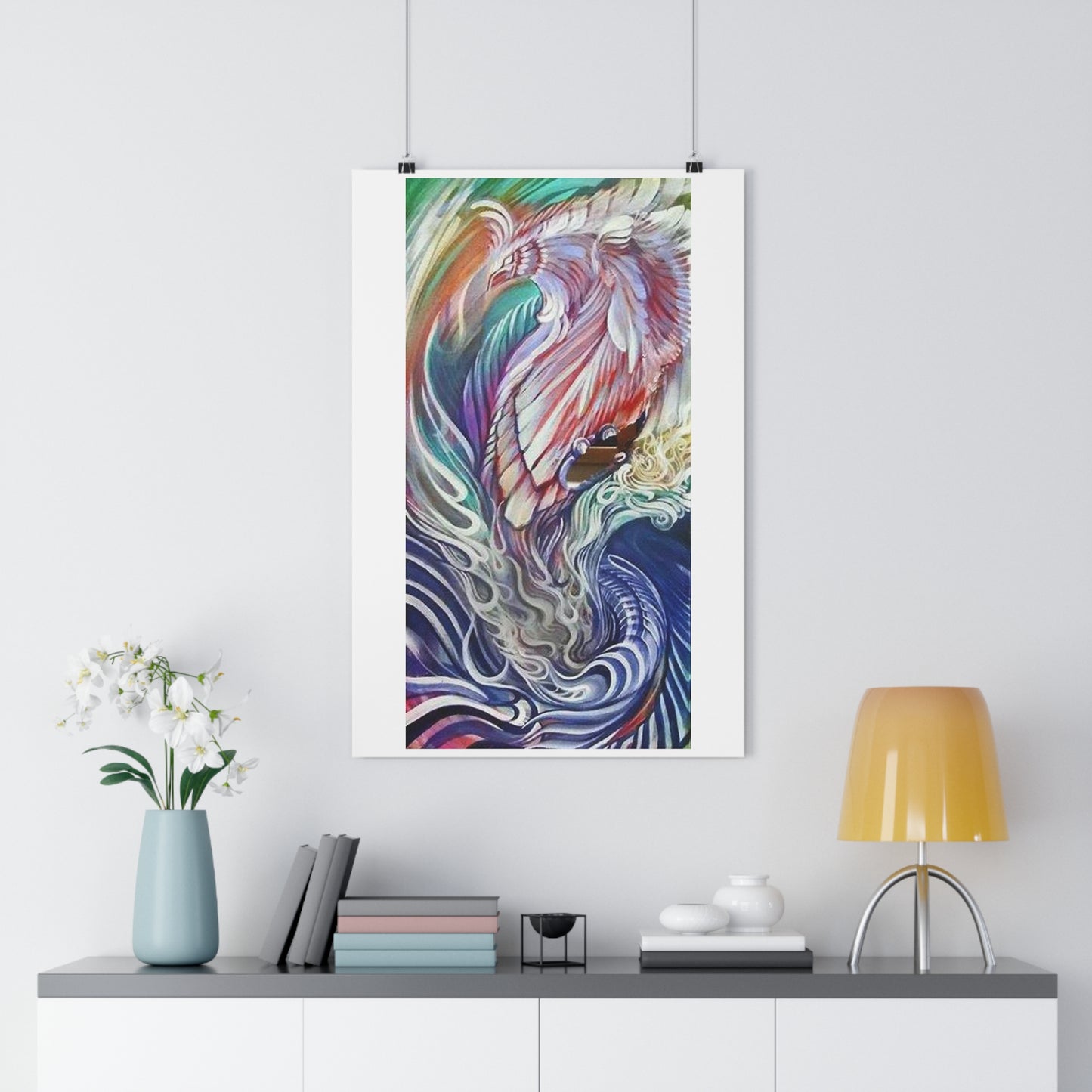 "Aqua Dreamix”- Giclée Art Print by artist David Hilborn