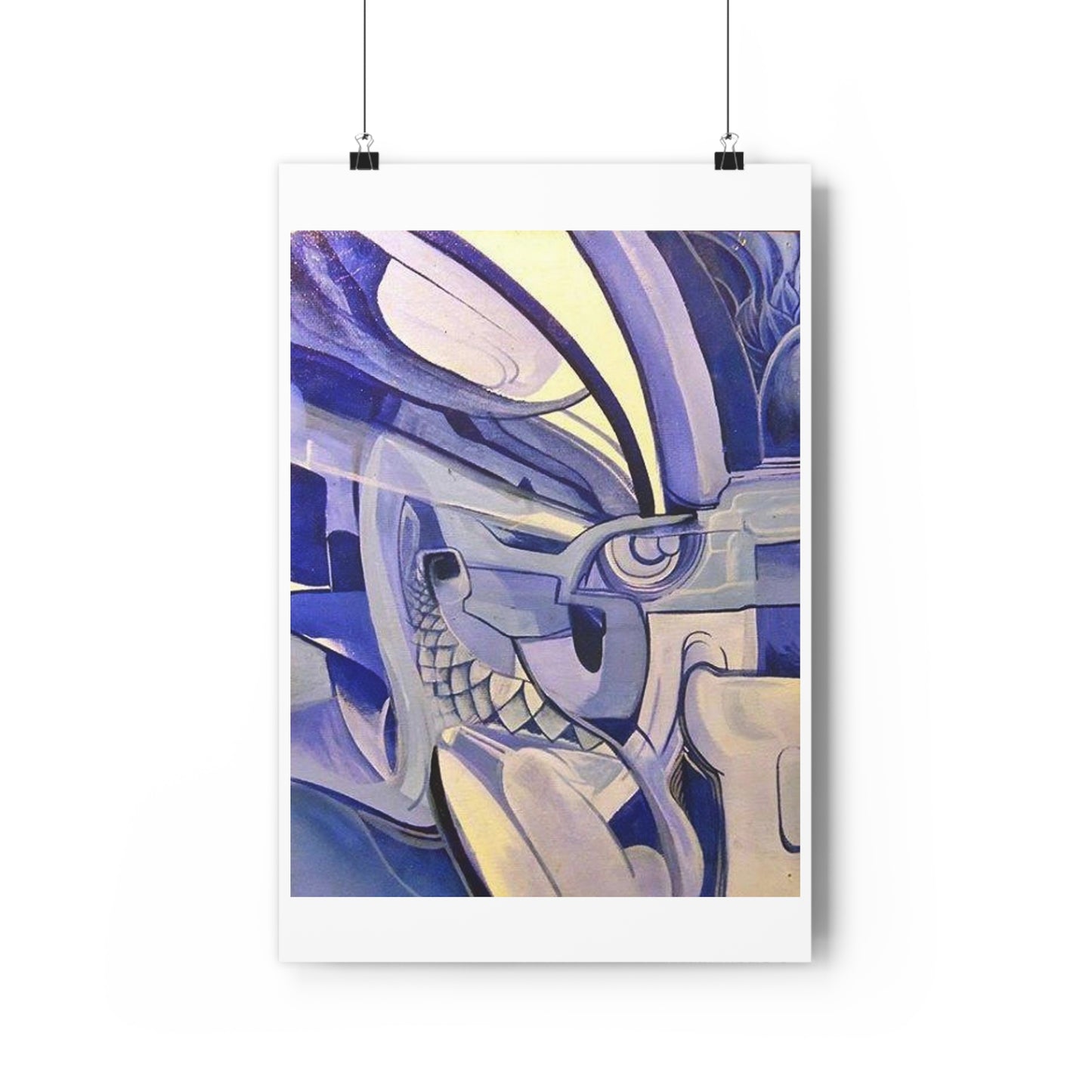 "Blue Heron”- Giclée Art Print by artist David Hilborn