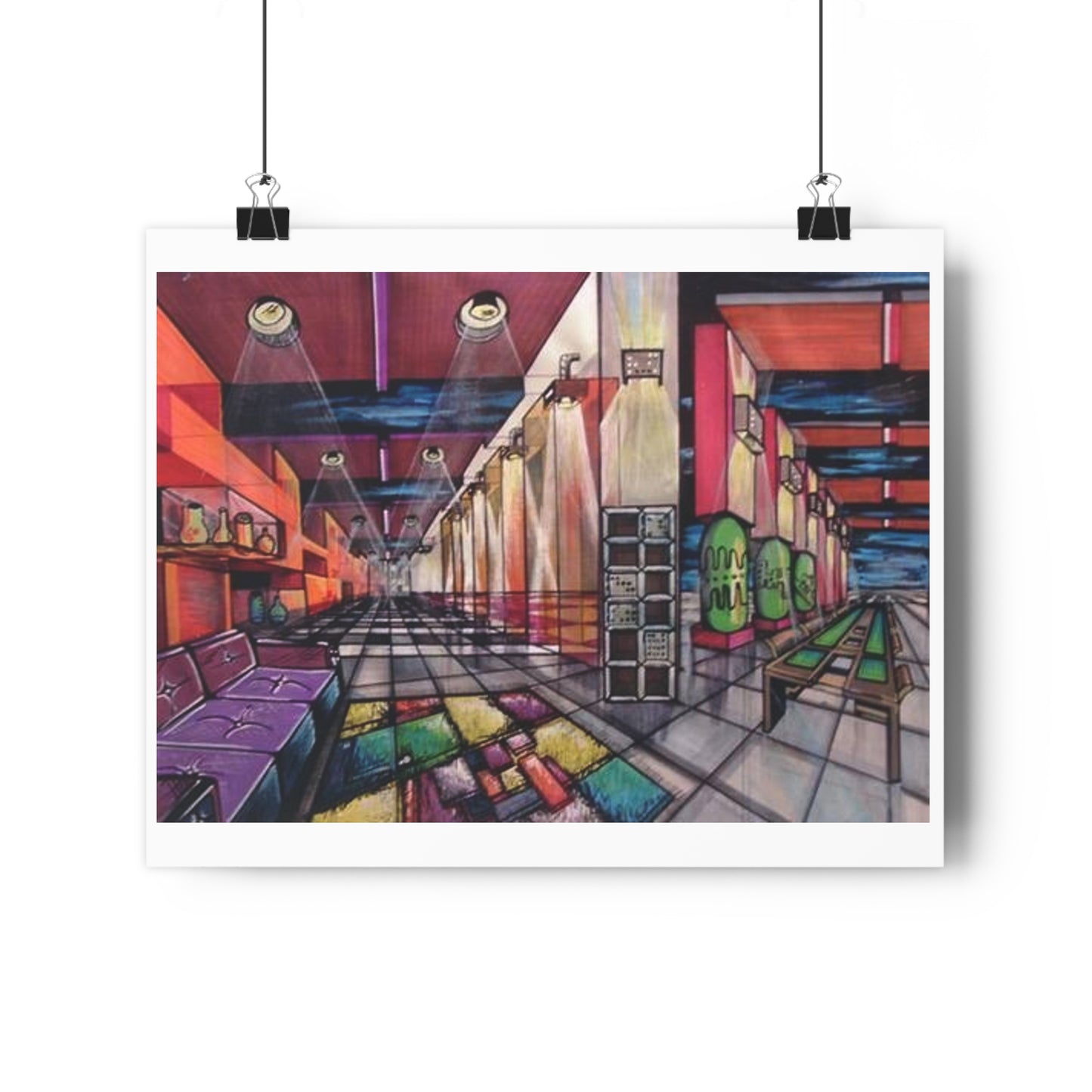 "Impossible Spaces”- Giclée Art Print by artist David Hilborn