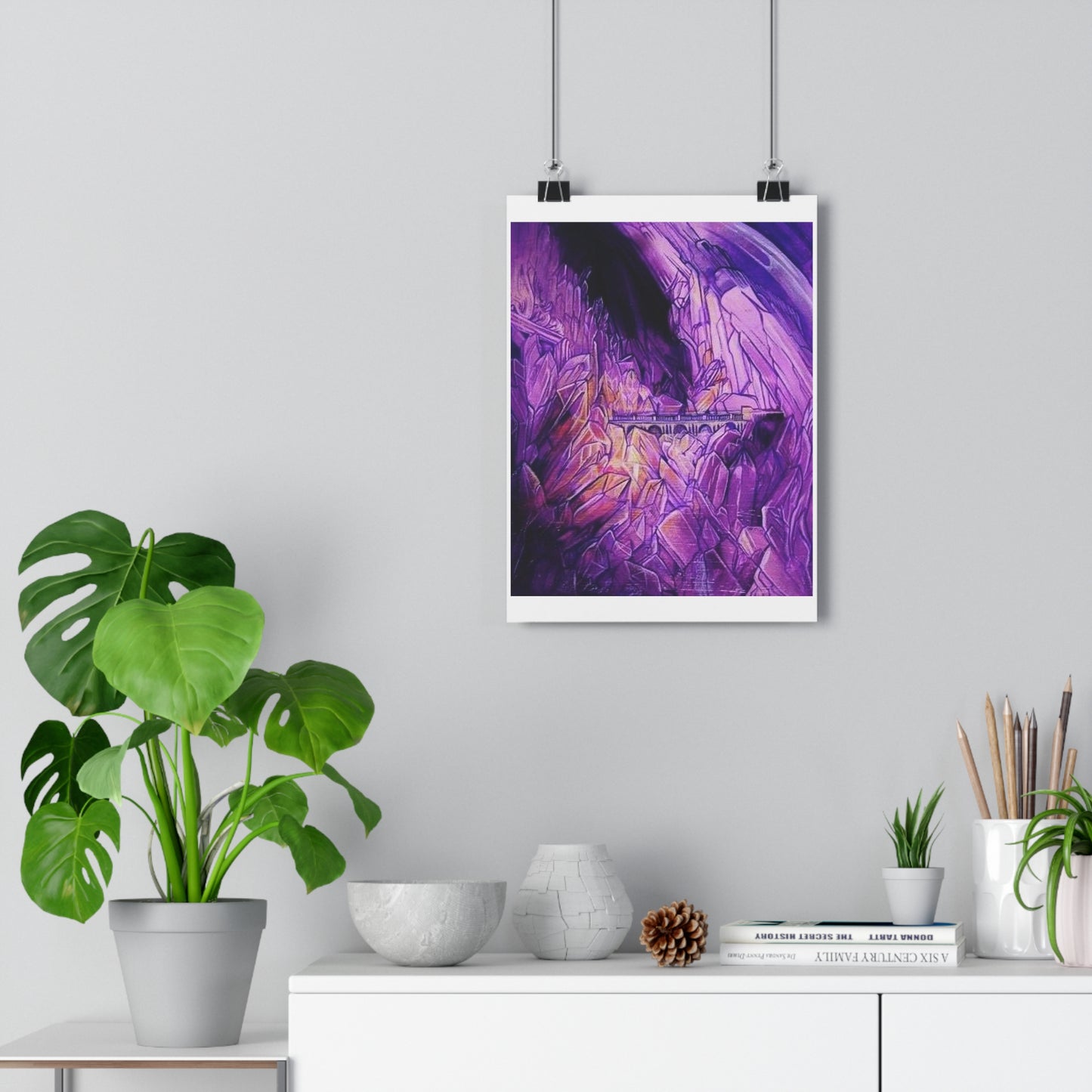 "Crystal Caverns”- Giclée Art Print by artist David Hilborn