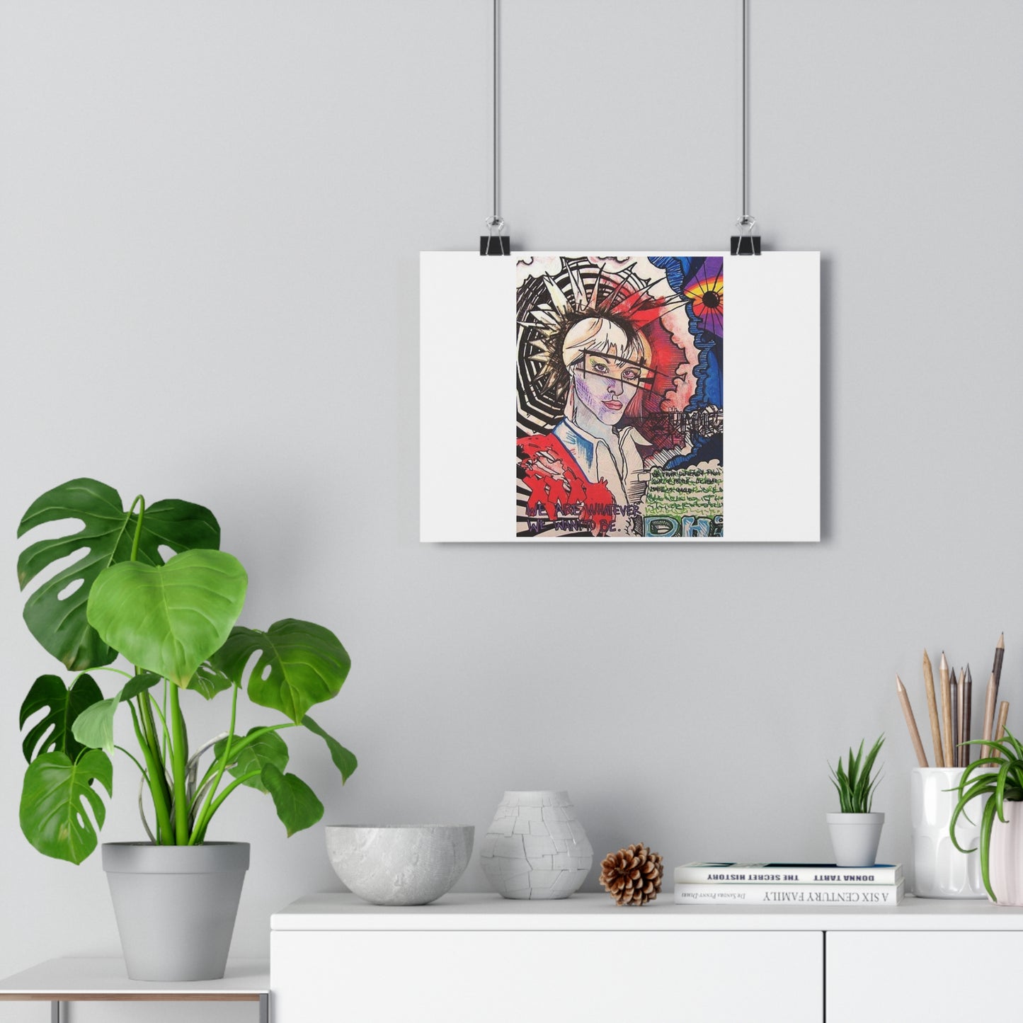 "We are whatever we want to be”- Giclée Art Print by artist David Hilborn