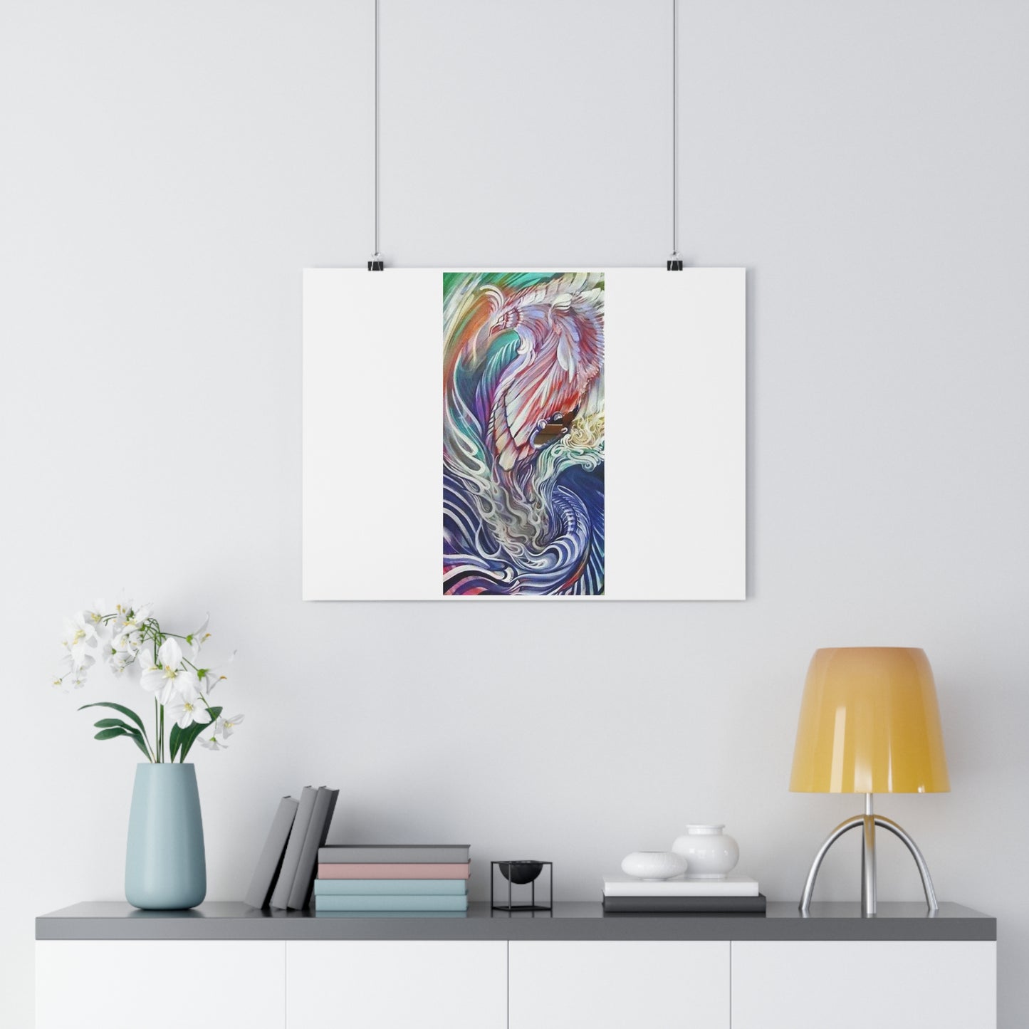 "Aqua Dreamix”- Giclée Art Print by artist David Hilborn