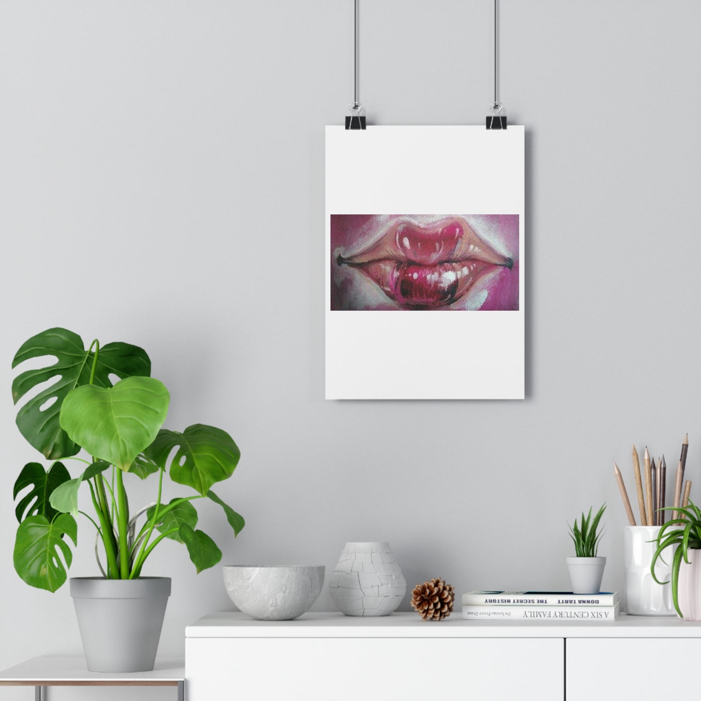 "Lips”- Giclée Art Print by artist David Hilborn