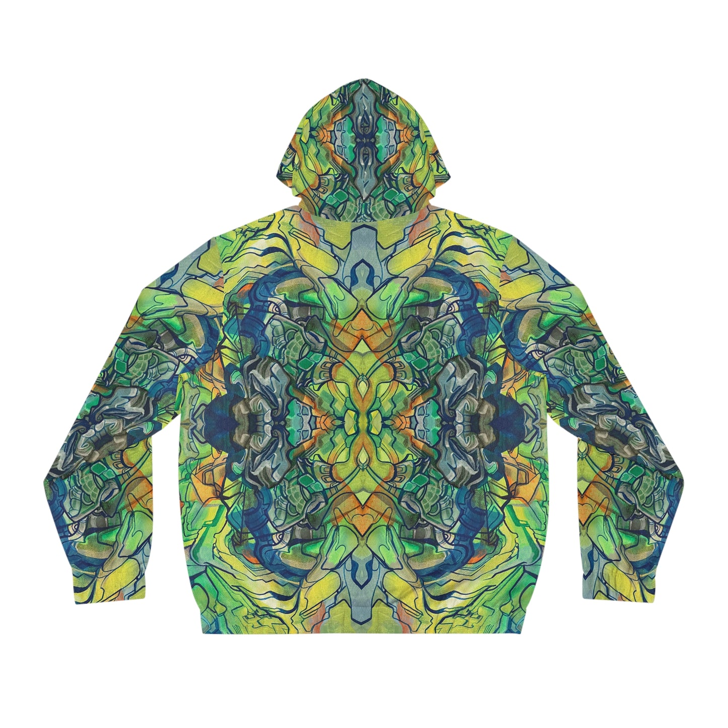 “Flourish” - All Over Graphic Zip-Up Hoodie by Artist David Hilborn