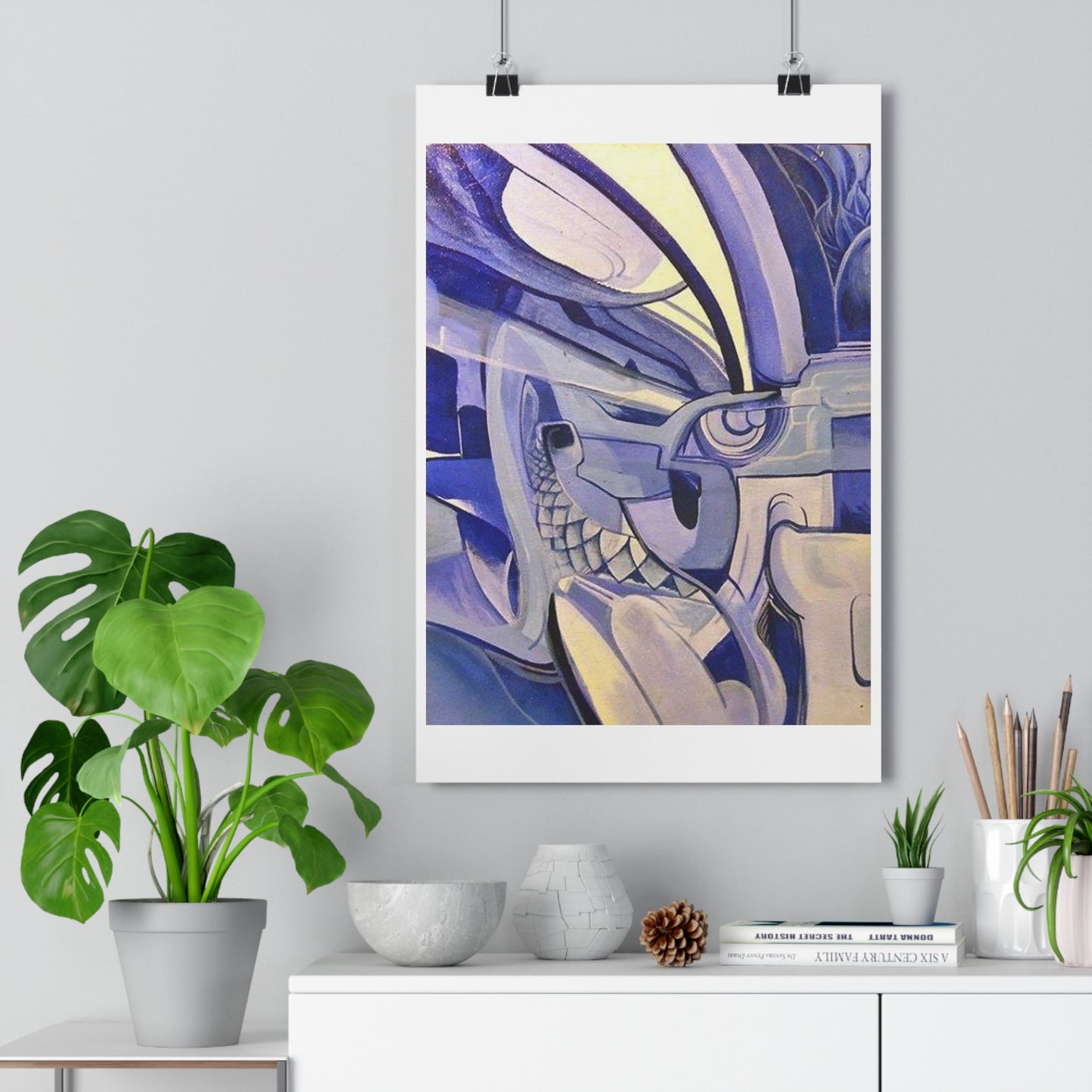 "Blue Heron”- Giclée Art Print by artist David Hilborn