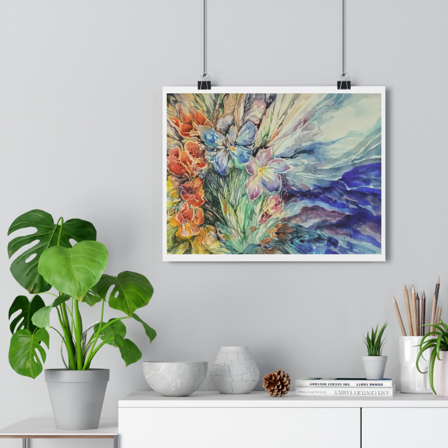 "Faceted Growth”- Giclée Art Print by artist David Hilborn