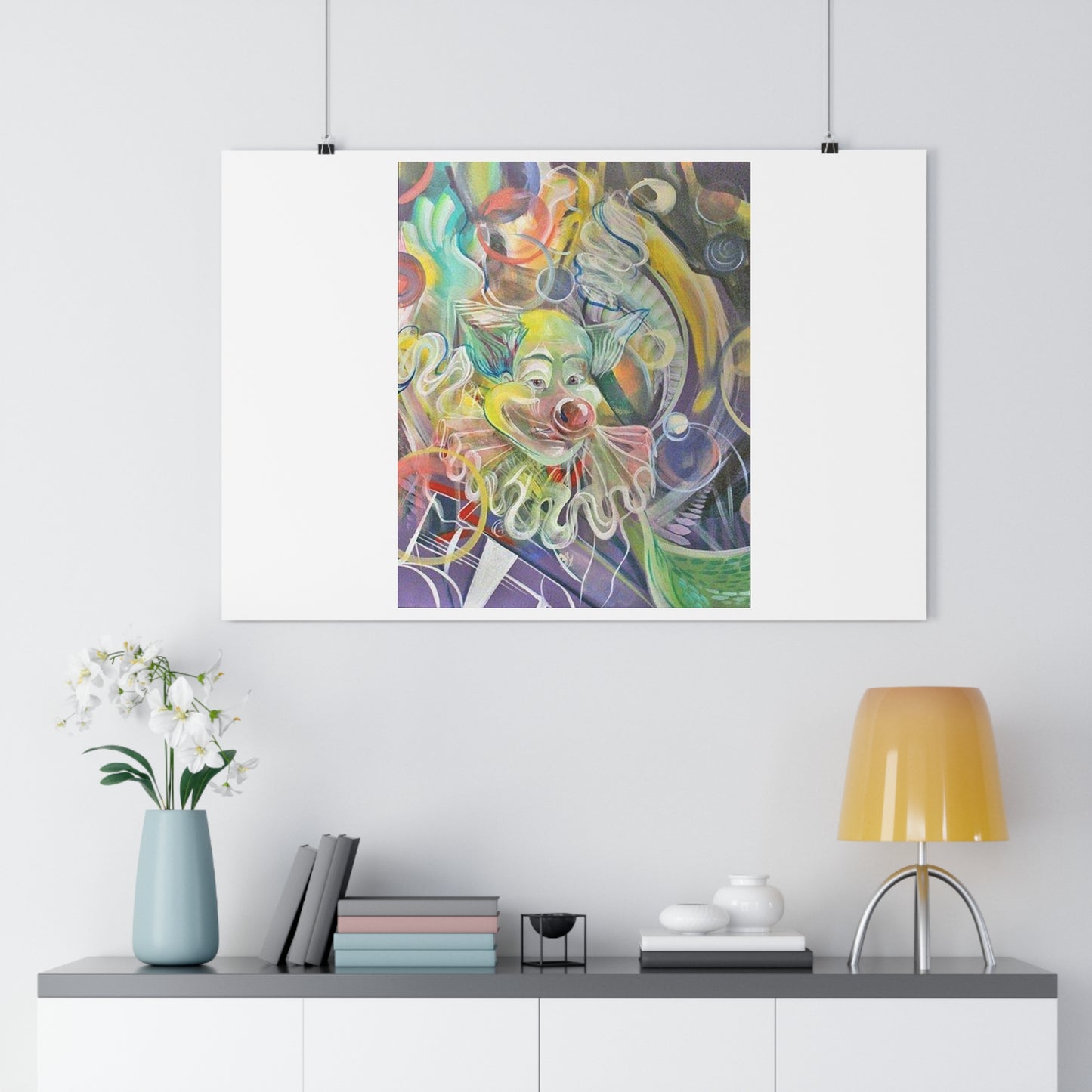 "Clowning Around”- Giclée Art Print by artist David Hilborn