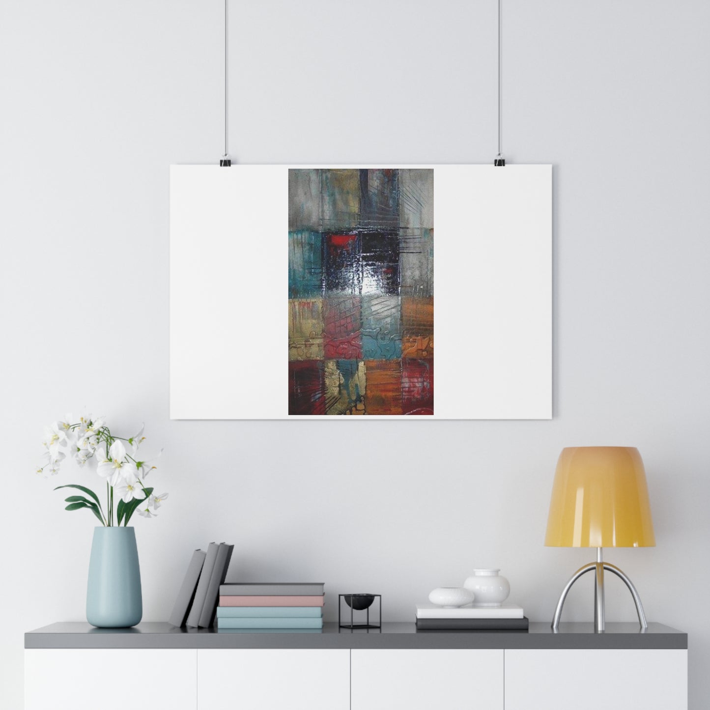 "Contemporary Grid”- Giclée Art Print by artist David Hilborn