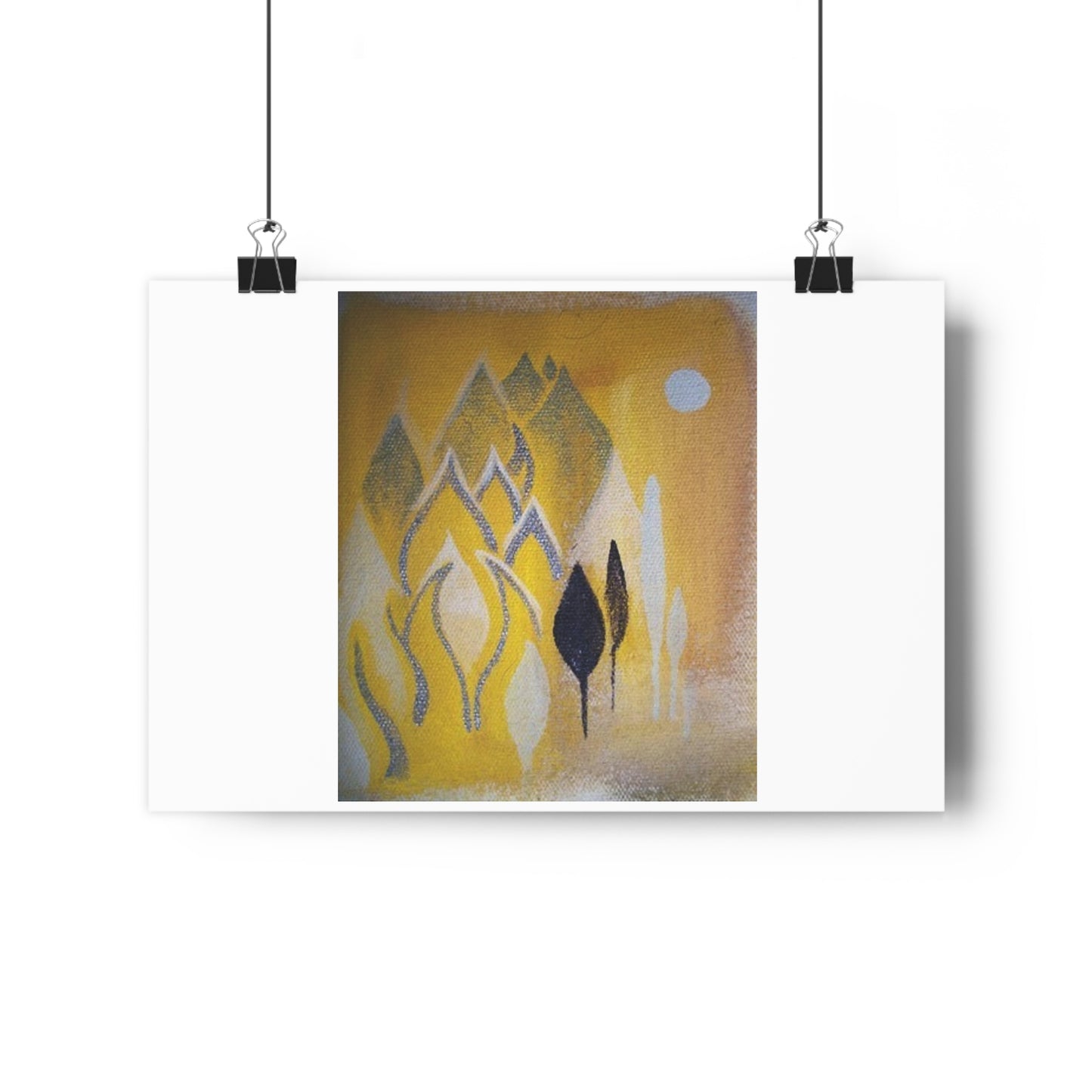 "Simplified Landscape”- Giclée Art Print by artist David Hilborn