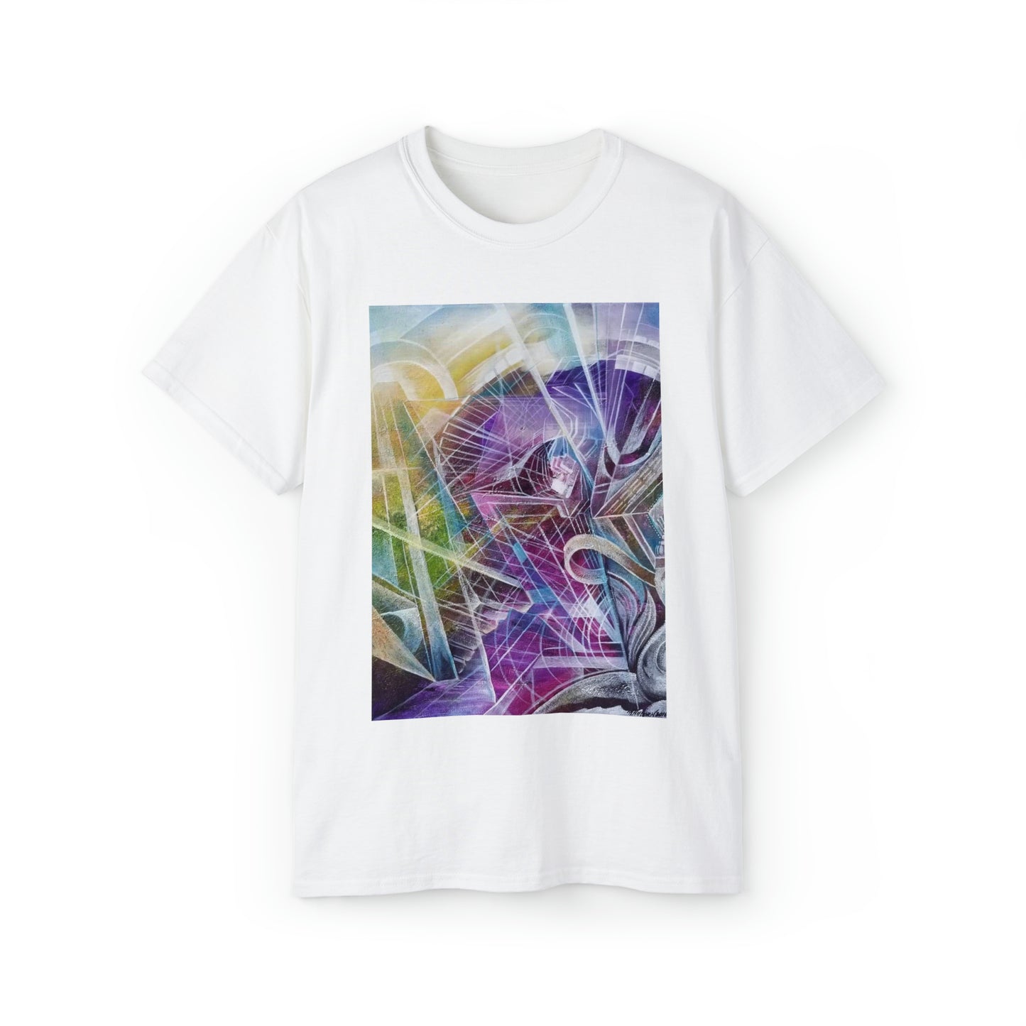 “Crystalline” - Short Sleeve Graphic Tee by Artist David Hilborn