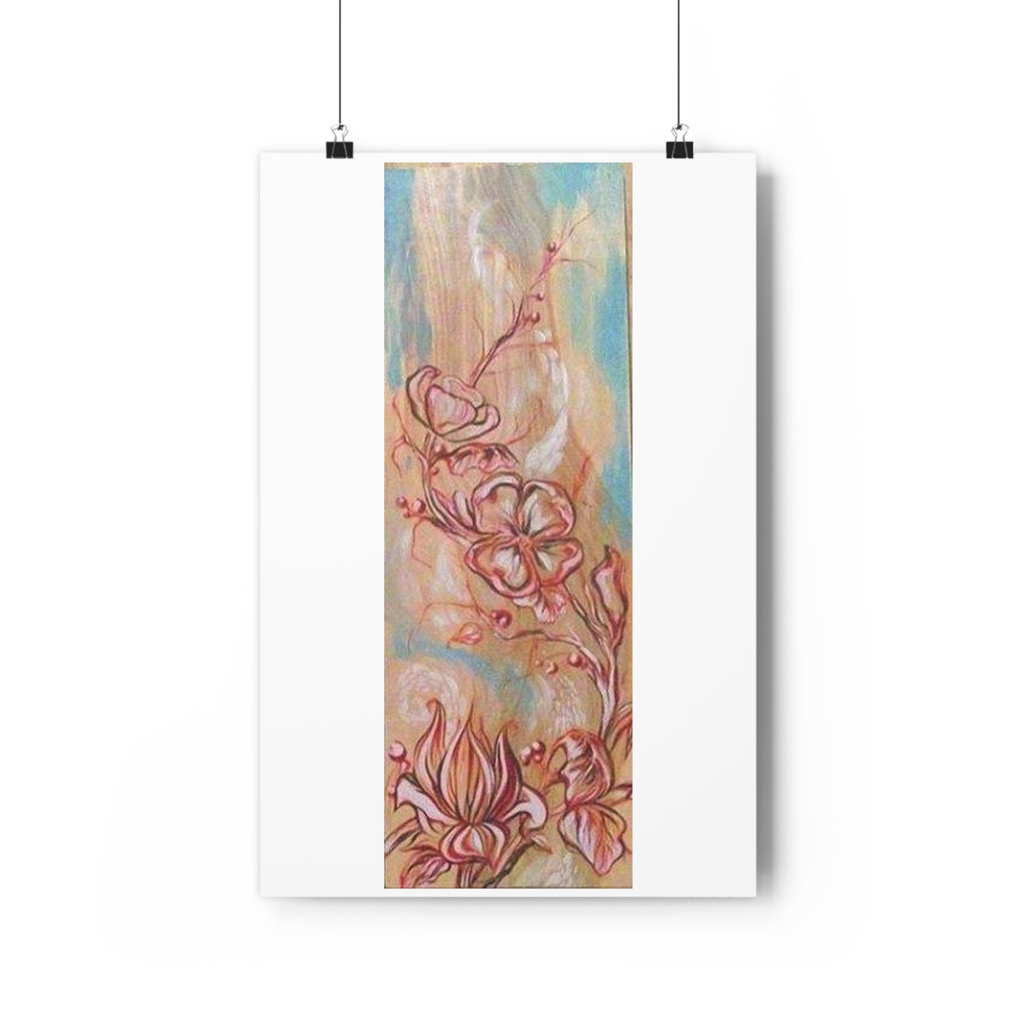 "Cherry Blossoms”- Giclée Art Print by artist David Hilborn