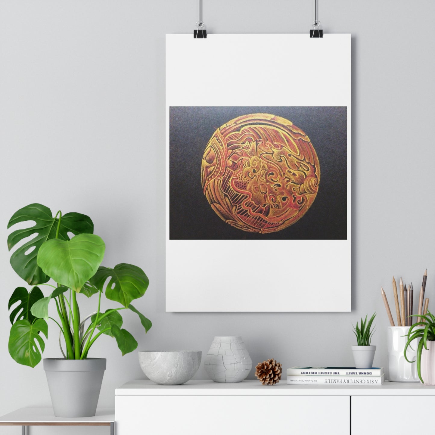 "Golden Frik”- Giclée Art Print by artist David Hilborn